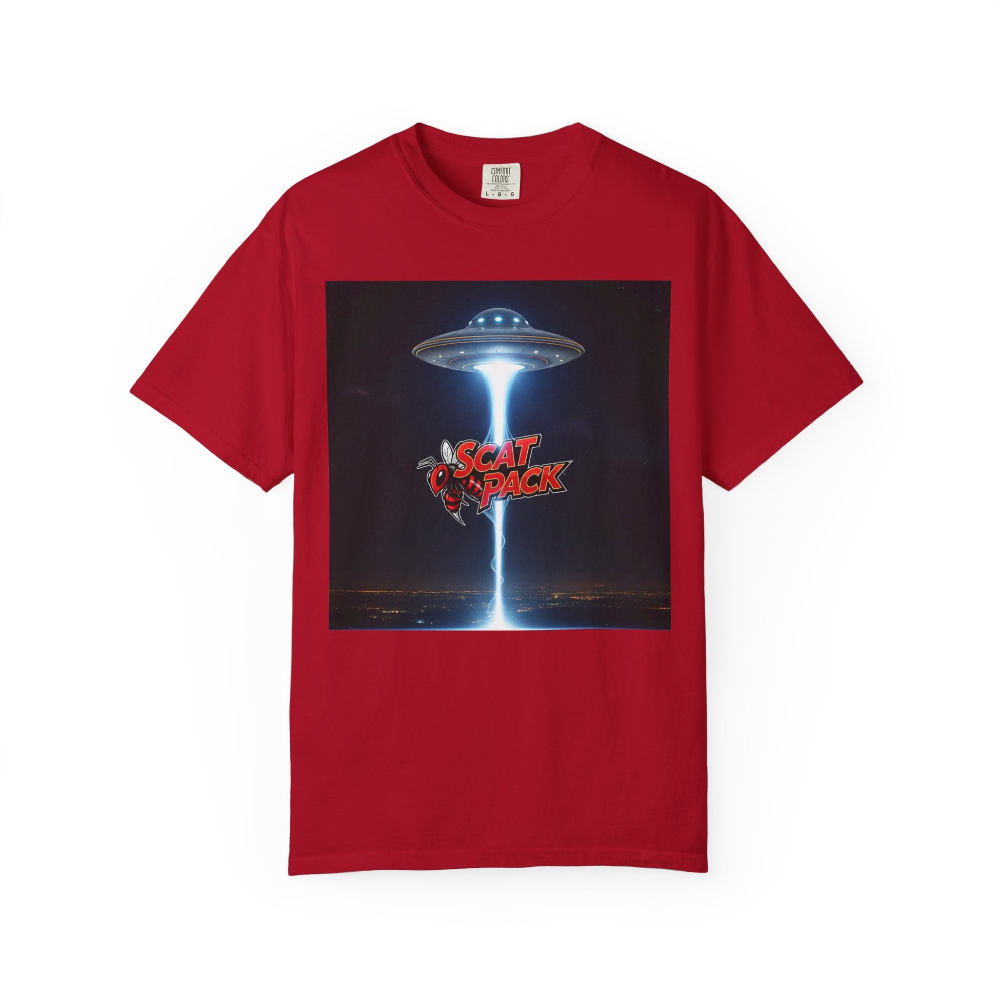 Sci-Fi Graphic T-Shirt, Unisex Tee, UFO T-Shirt, Gamer Apparel, Fun Gift for Space Lovers, Casual Wear