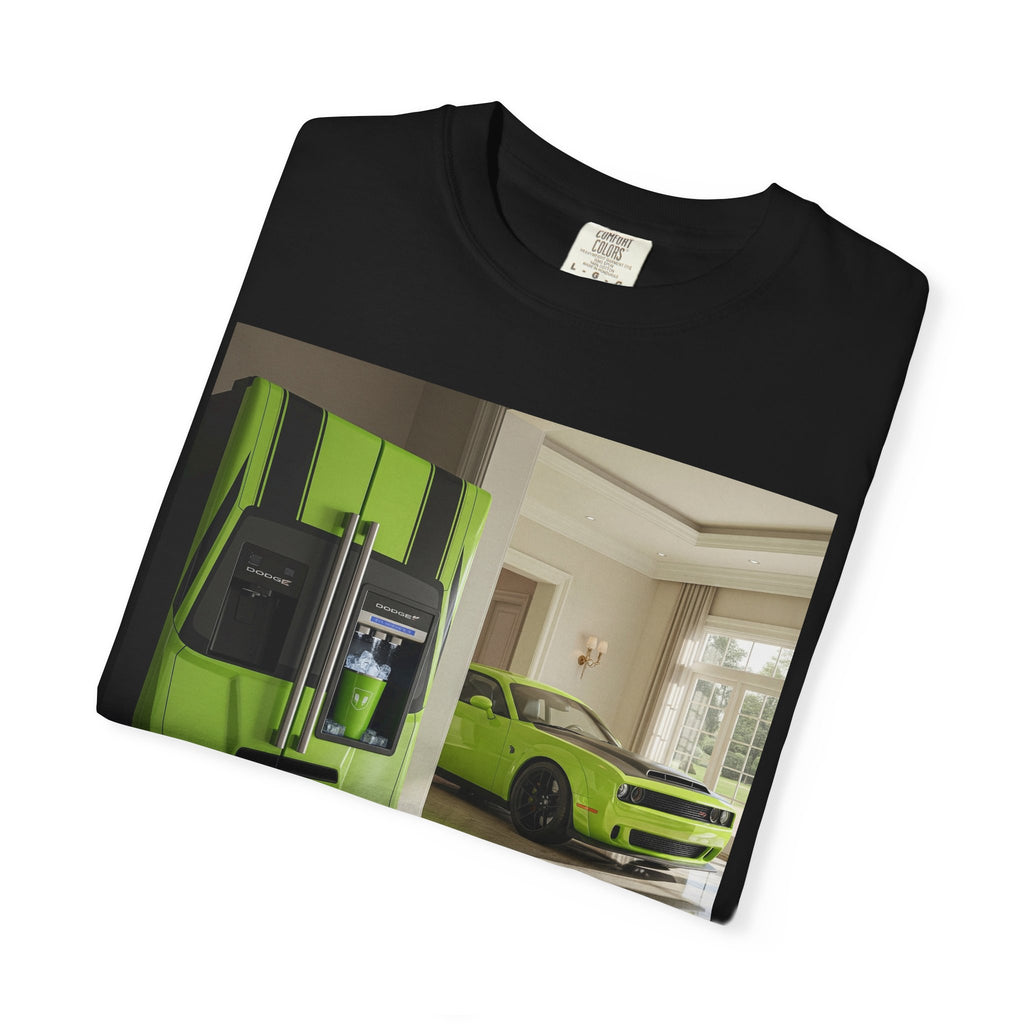 Green Supercar Photo T-Shirt — Luxury Sports Car Graphic Tee