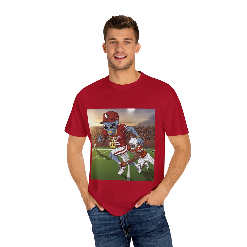 Alien Sports Unisex Tee - Futuristic Humor for Gamers, Casual Outings, Halloween Costume, Birthday Gift, Sports Enthusiasts