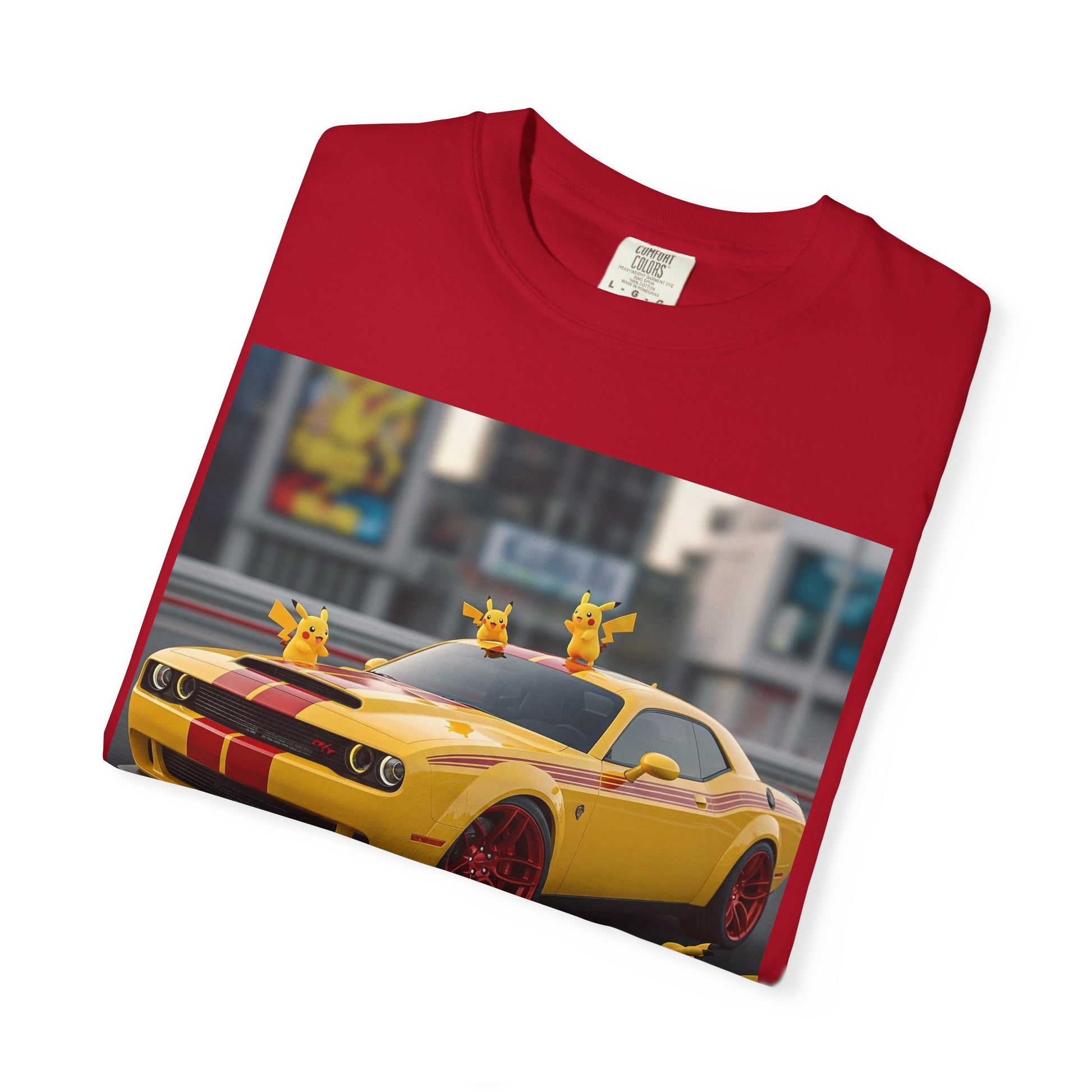 Poke Car Enthusiast T-shirt | Fun Graphic Tee for Gamers, Unisex Apparel for Fans, Perfect Gift for Birthdays, Collectibles, Casual Wear