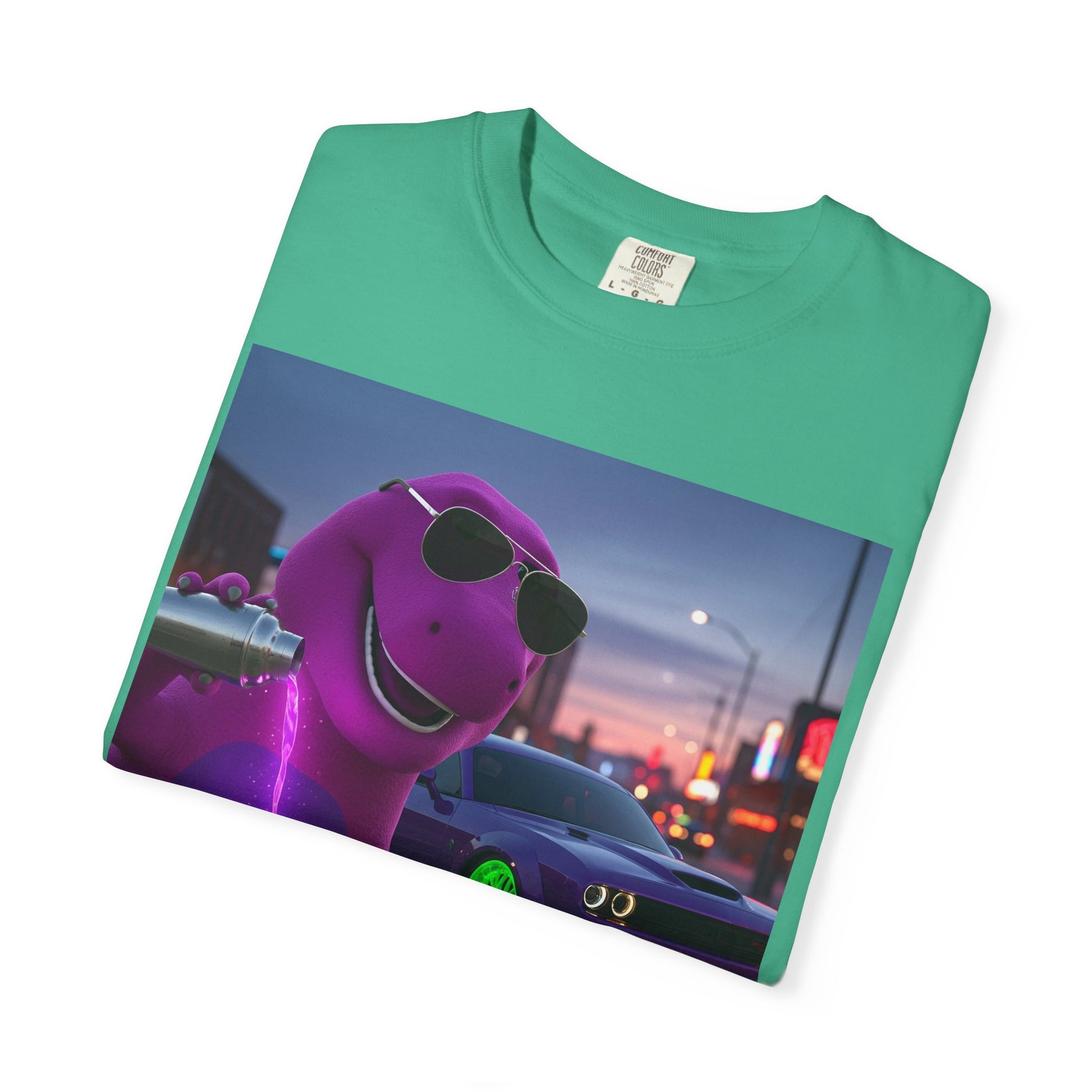 Chill Vibes Unisex T-Shirt - Fun Dinosaur Graphic Tee, Casual Streetwear, Funny Gift, Festive Party, Trendy Summer Style
