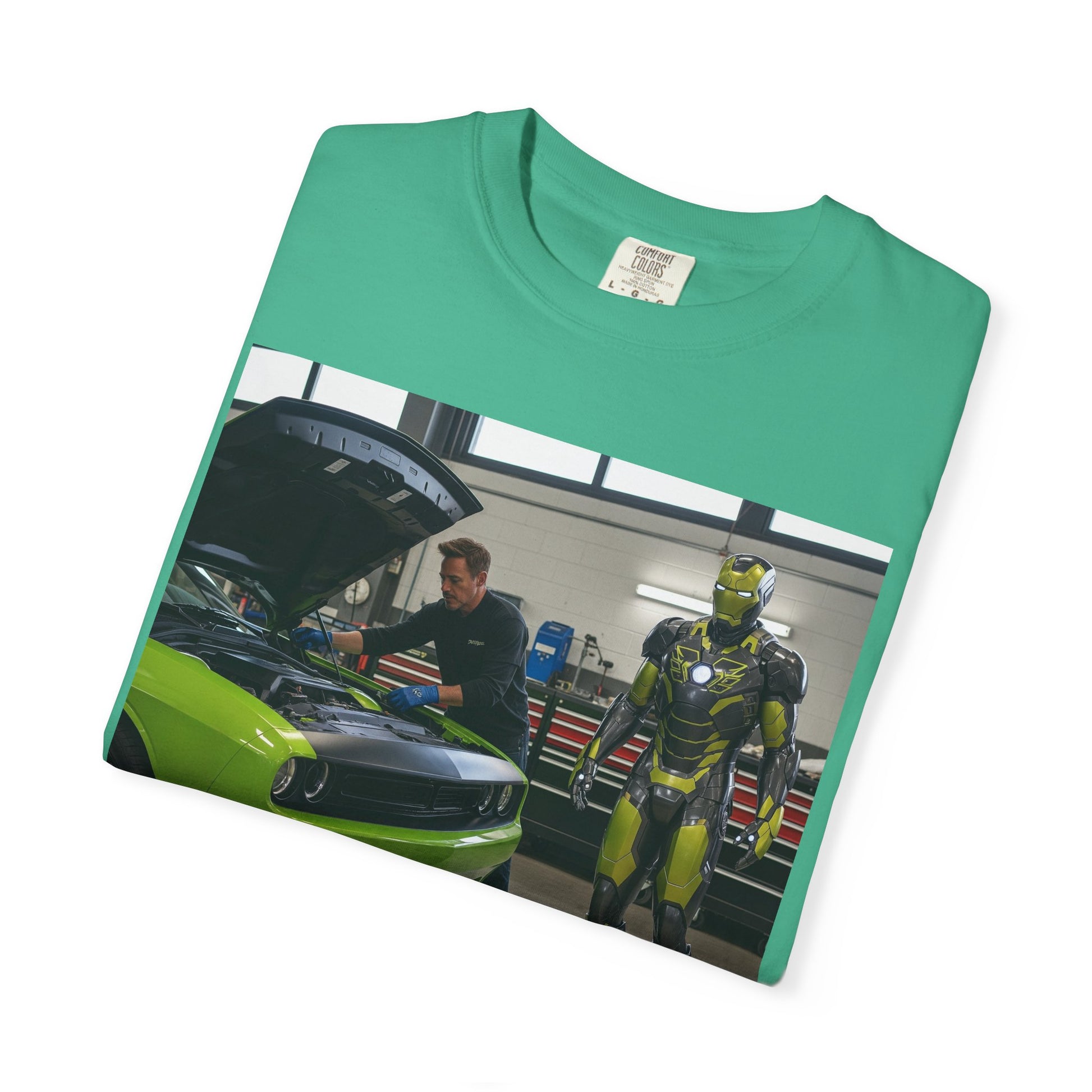 Cool Mechanic Graphic Tee, Unisex Retro Car T-Shirt, Gift for Auto Lovers, Flexible Everyday Wear, Perfect for Birthdays, Father's Day