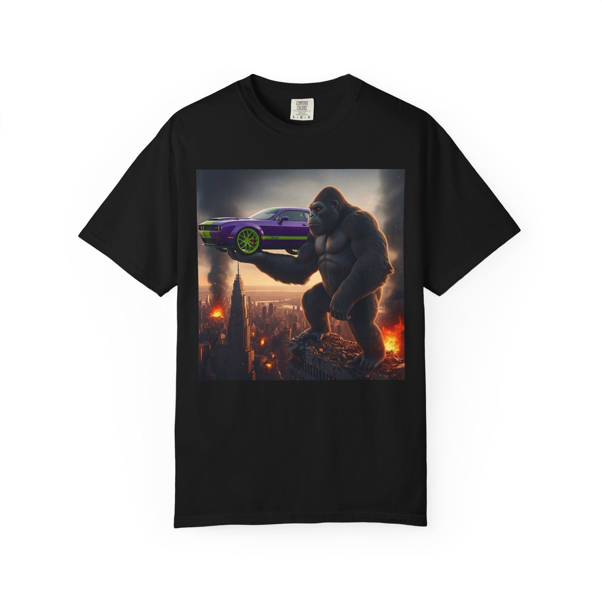 Gorilla Vibes Graphic Tee, Unisex Cartoon T-Shirt, Cool Casual Wear, Gift for Him, Humor Shirt, Birthday Party Outfit