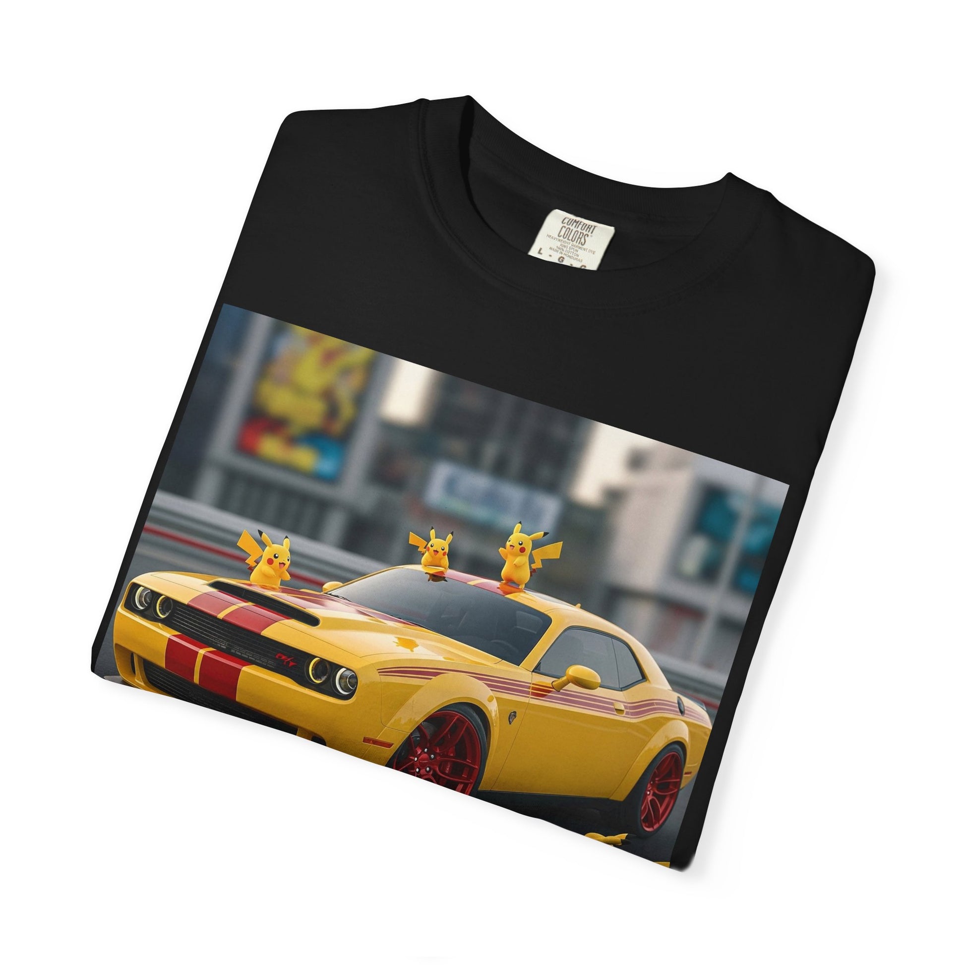 Poke Car Enthusiast T-shirt | Fun Graphic Tee for Gamers, Unisex Apparel for Fans, Perfect Gift for Birthdays, Collectibles, Casual Wear