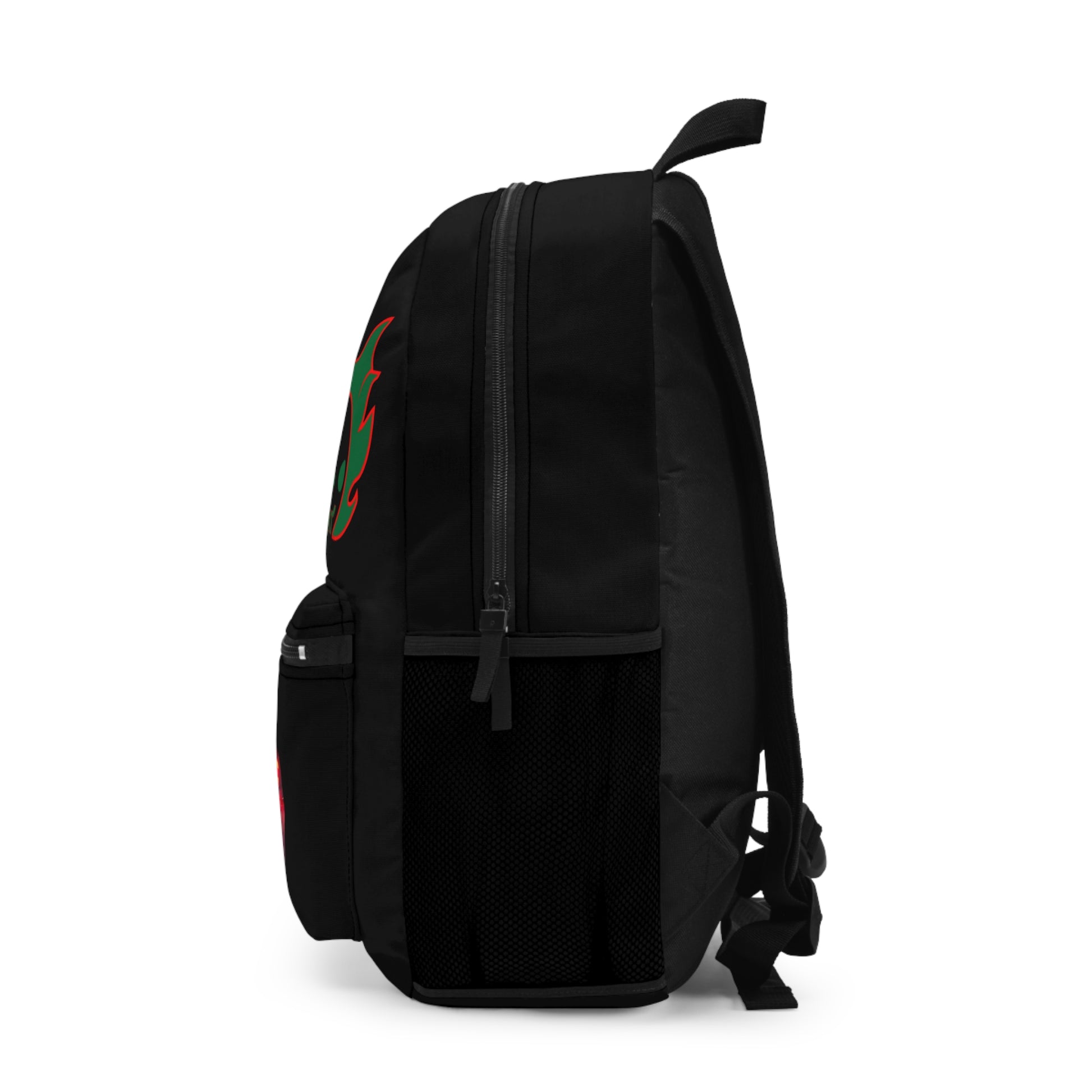 SRT Graphic Backpack, Trendy Red Backpack for Car Enthusiasts, School Bag, Travel Backpack, Unique Gift for Him