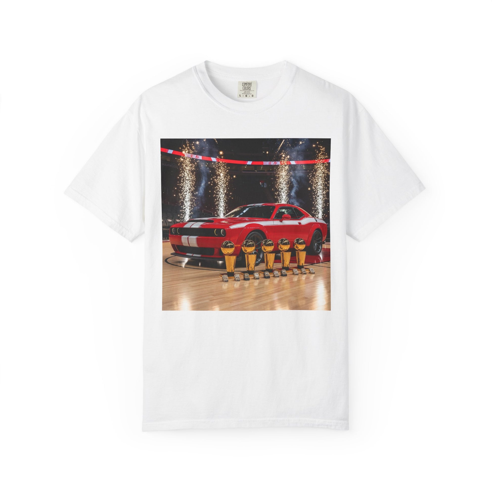 Victory Celebration Car T-Shirt | Sports Gear, Car Enthusiast Gift, Event Apparel, Casual Wear, Unisex Fashion