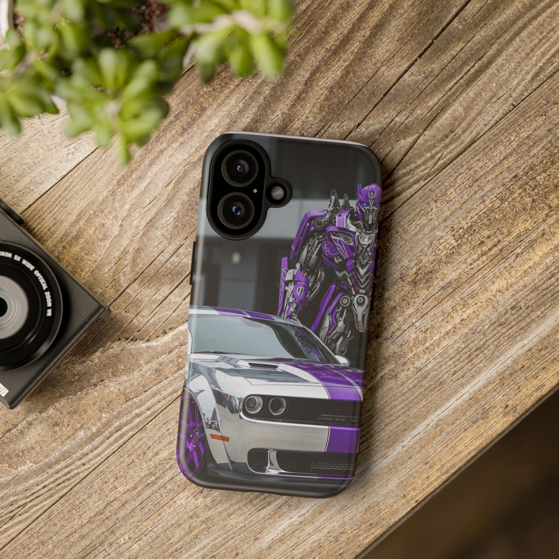 Tough Cases for Auto Enthusiasts, Stylish Phone Case, Car Lover Gifts, Durable Protection, Transformer Design, Perfect for Birthdays