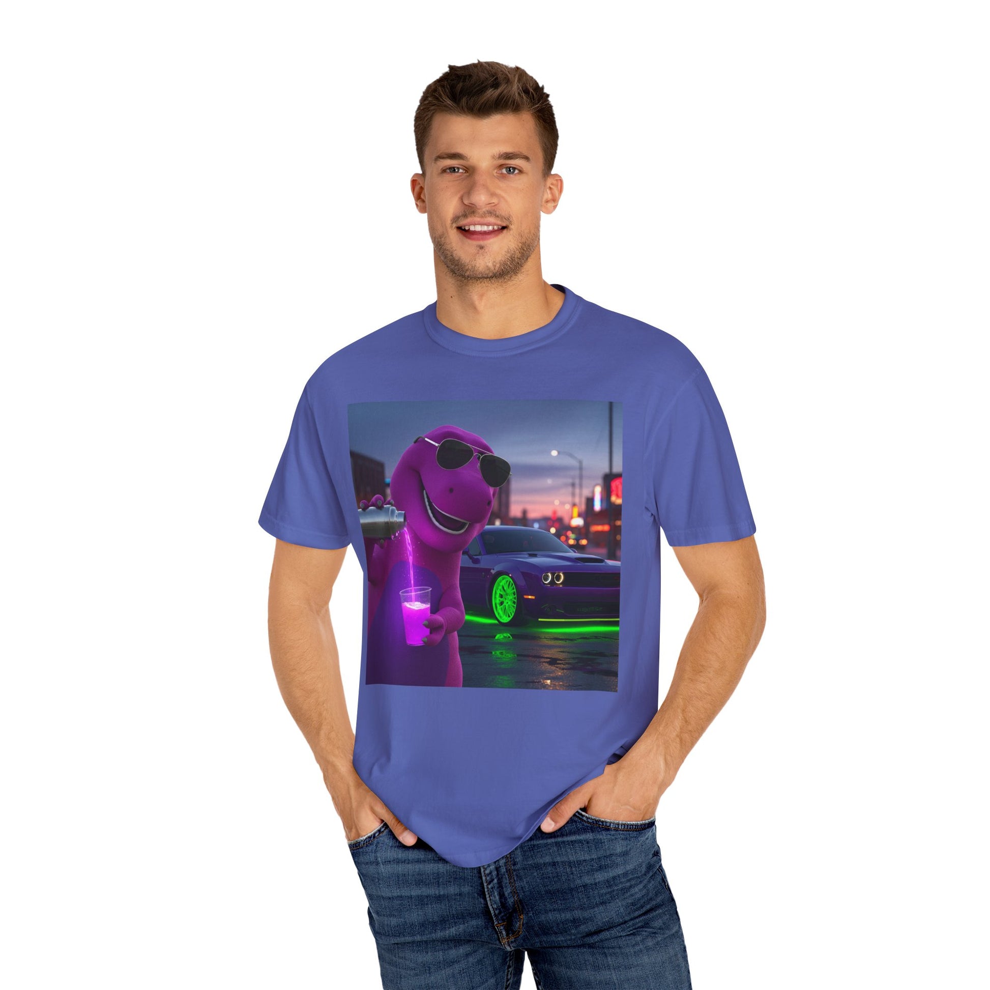 Chill Vibes Unisex T-Shirt - Fun Dinosaur Graphic Tee, Casual Streetwear, Funny Gift, Festive Party, Trendy Summer Style