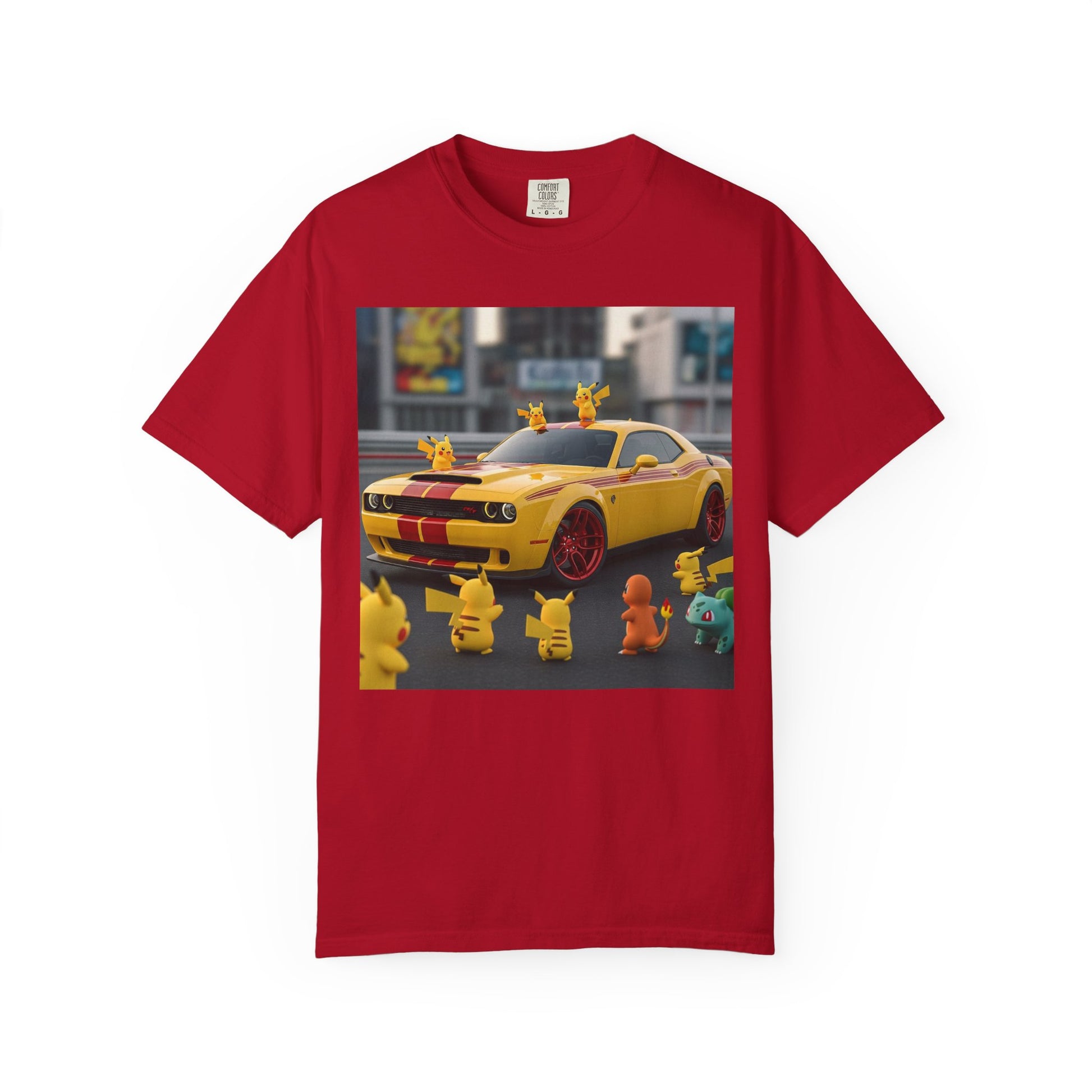 Poke Car Enthusiast T-shirt | Fun Graphic Tee for Gamers, Unisex Apparel for Fans, Perfect Gift for Birthdays, Collectibles, Casual Wear