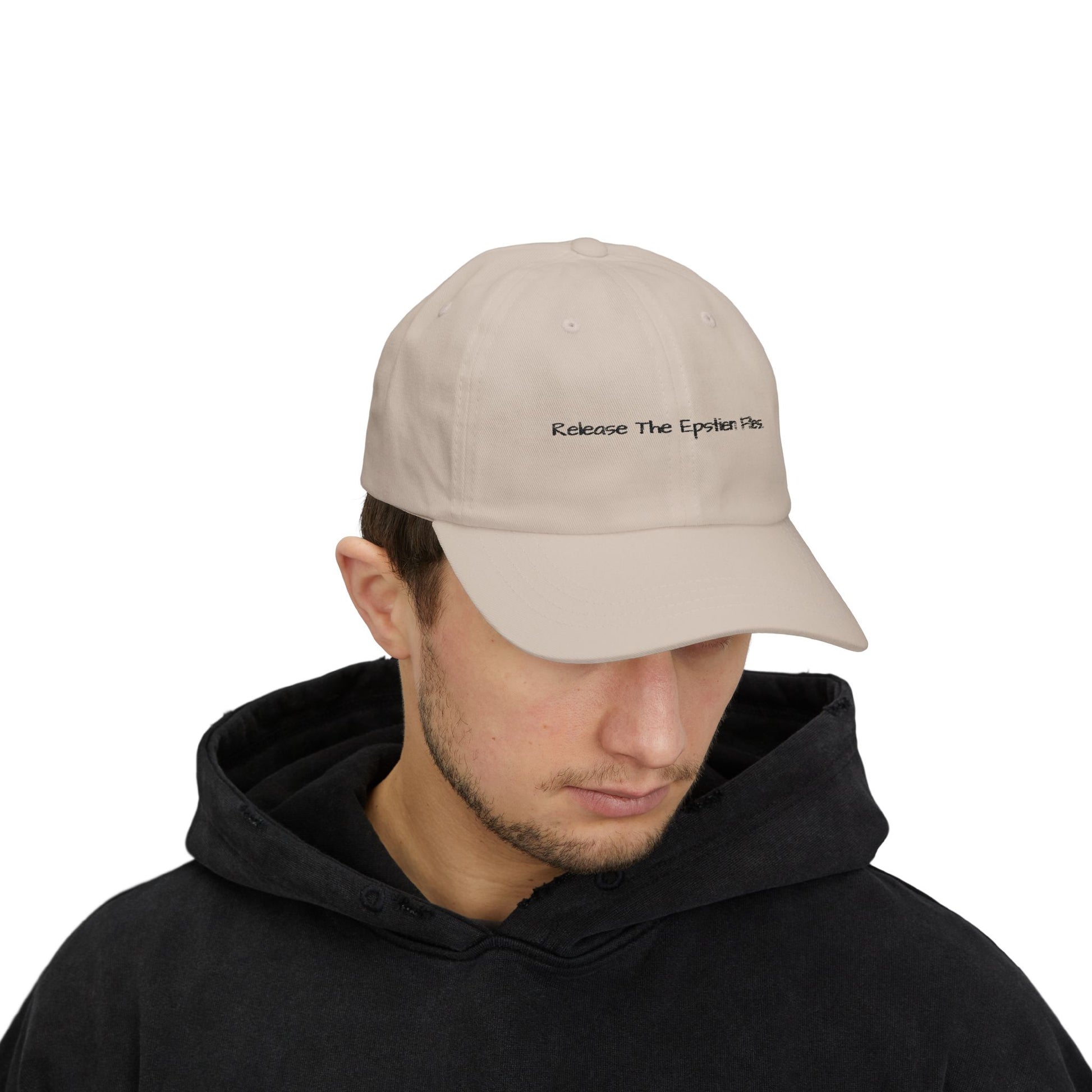 Classic Dad Cap - Release The Epstein Files, Casual Hat for Dads, Unisex Adjustable Cap, Perfect Gift for Father's Day, Trendy Streetwear