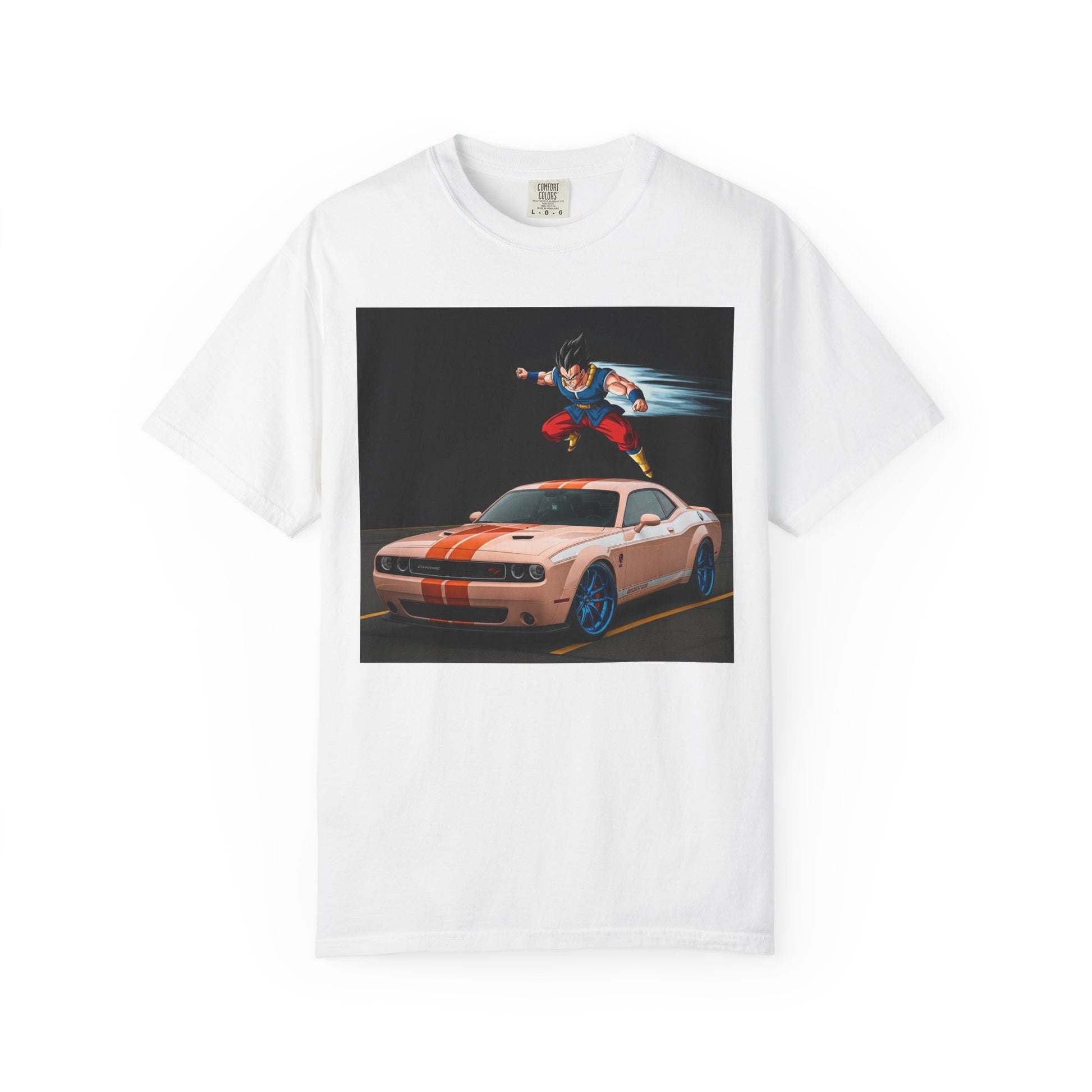 Superhero Car Adventure T-Shirt, Graphic Tee, Unisex Casual Wear, Gift for Car Lovers, Birthday Present, Fun Outfit