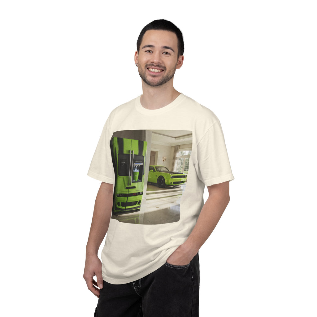 Green Supercar Photo T-Shirt — Luxury Sports Car Graphic Tee