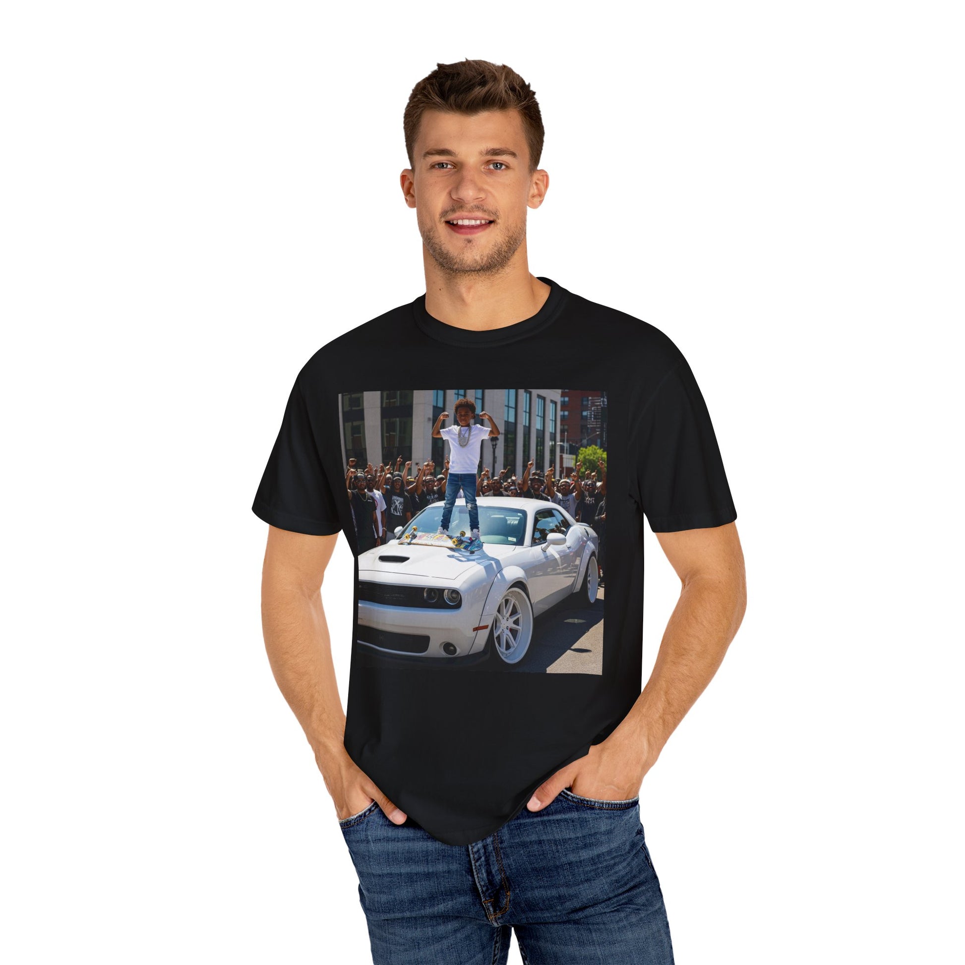 Street Style Unisex T-shirt - Cool, Casual Vibe, Perfect for Car Lovers, Summer Outings, Gifts for Him/Her, Statement Piece