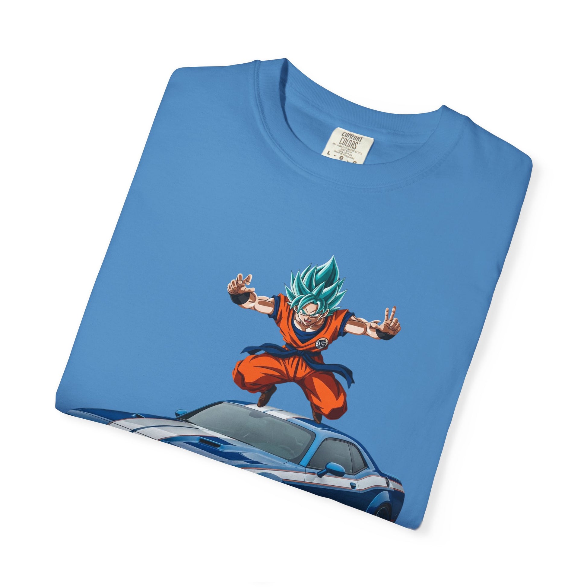 Dragon Ball Z Super Saiyan T-Shirt, Unisex Graphic Tee, Anime Fan Gift, Car Enthusiast Apparel, Casual Wear, Birthday Surprise