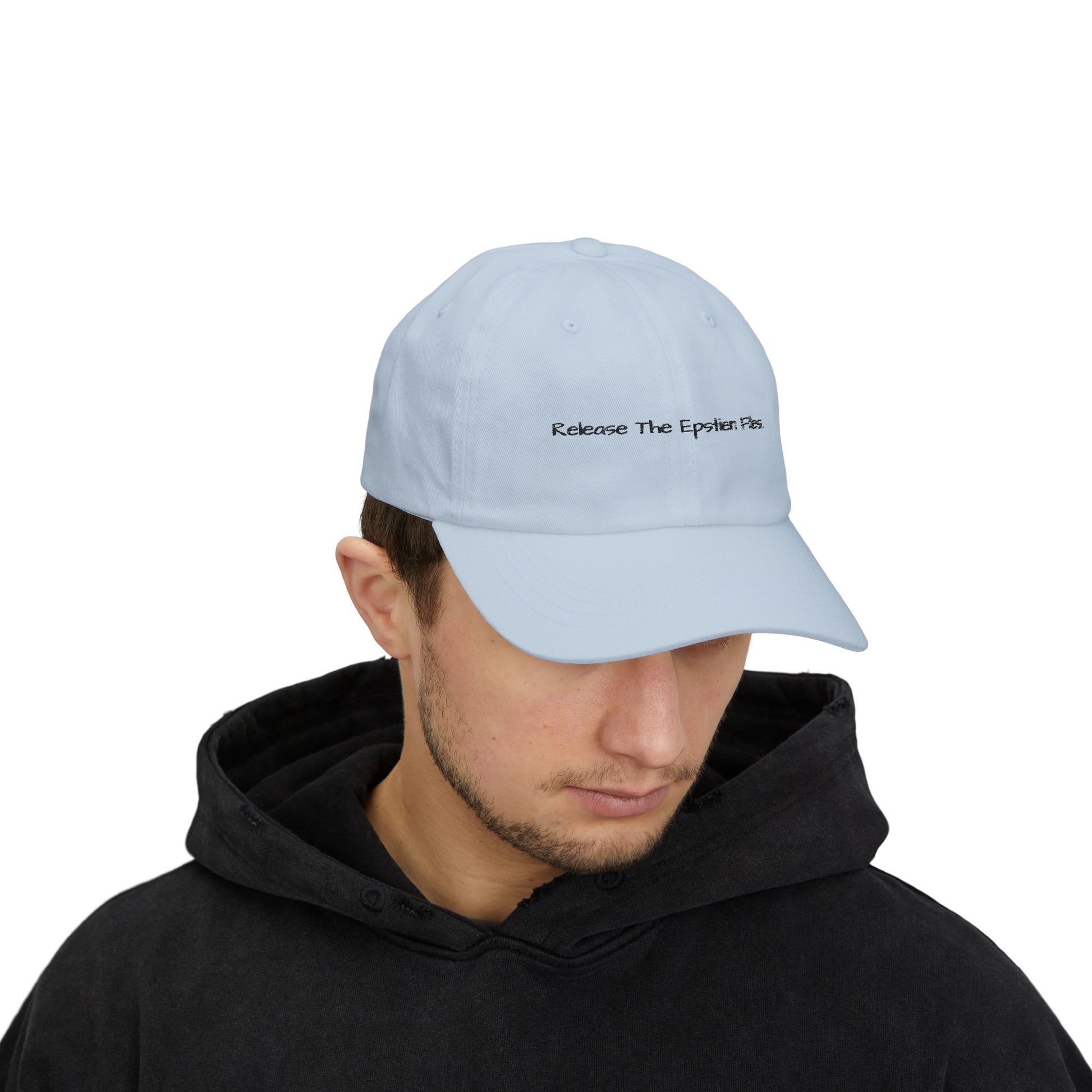 Classic Dad Cap - Release The Epstein Files, Casual Hat for Dads, Unisex Adjustable Cap, Perfect Gift for Father's Day, Trendy Streetwear