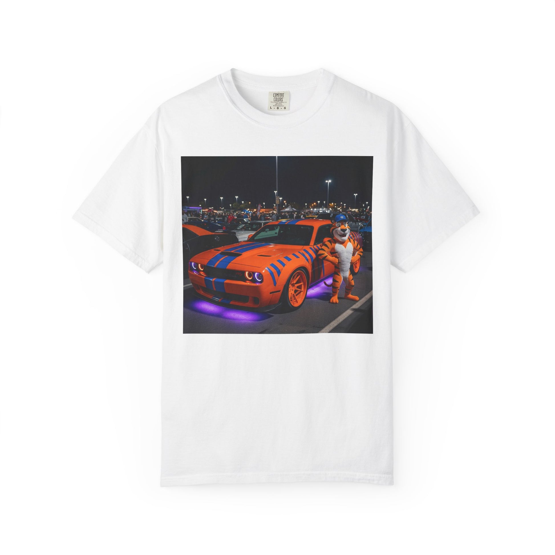 Vibrant Car Enthusiast Tee, Unisex T-shirt for Car Lovers, Automotive Style Shirt, Perfect Gift for Birthdays, Casual Wear
