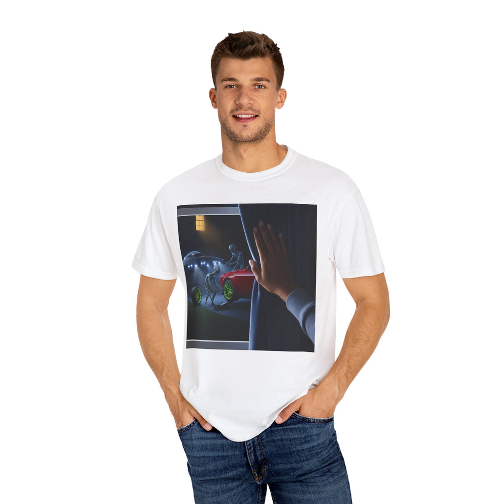Whimsical Unisex Garment-Dyed T-shirt featuring Playful Design, Perfect for Gifts, Casual Wear, Parties, and Everyday Fun