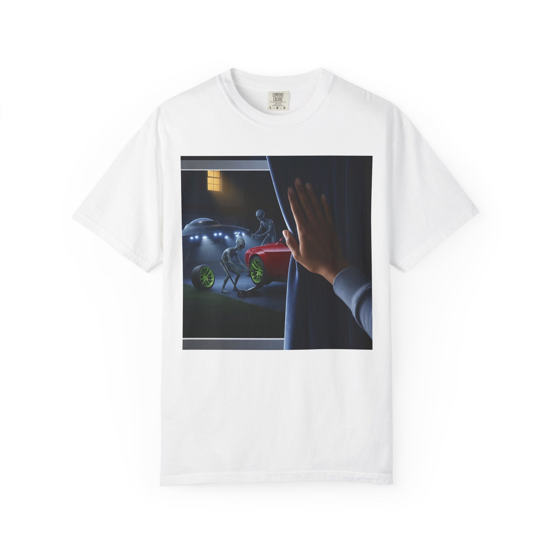 Whimsical Unisex Garment-Dyed T-shirt featuring Playful Design, Perfect for Gifts, Casual Wear, Parties, and Everyday Fun