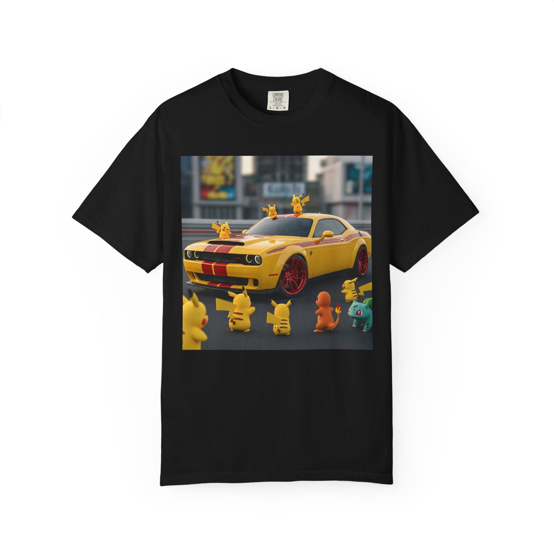 Poke Car Enthusiast T-shirt | Fun Graphic Tee for Gamers, Unisex Apparel for Fans, Perfect Gift for Birthdays, Collectibles, Casual Wear
