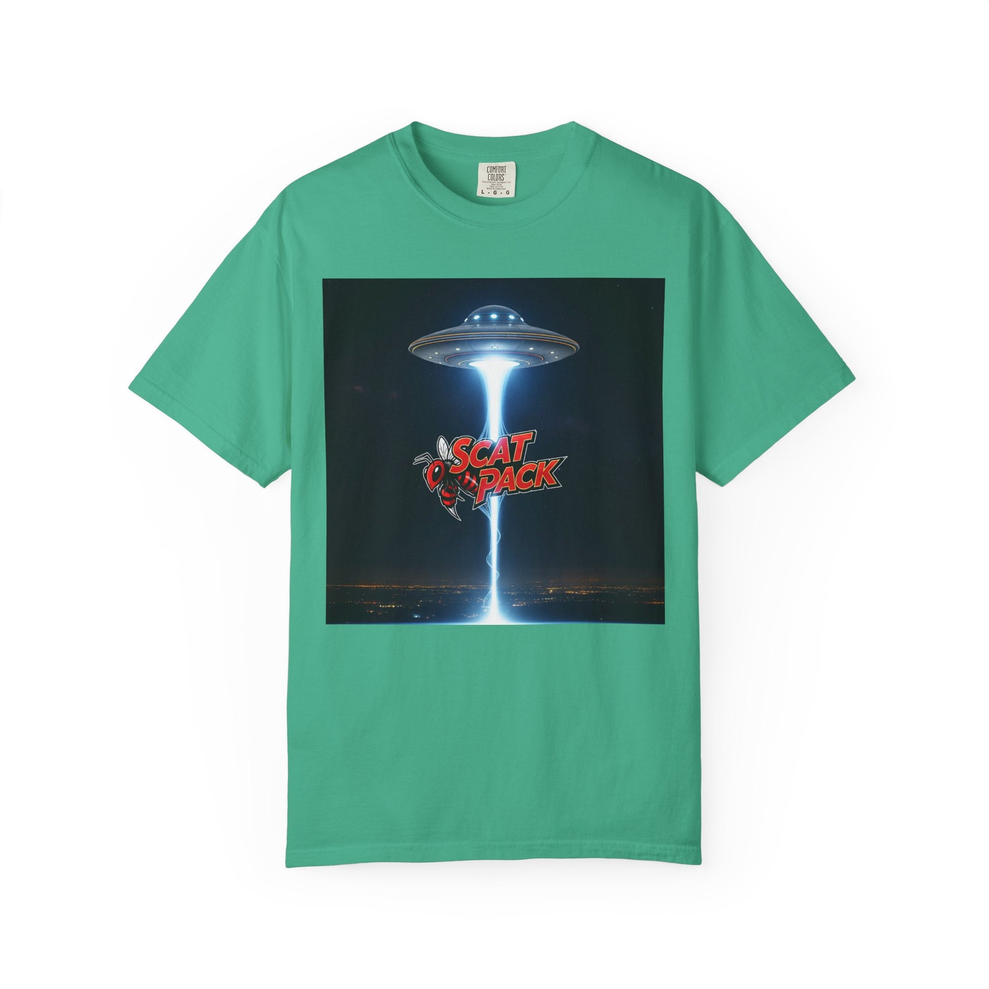 Sci-Fi Graphic T-Shirt, Unisex Tee, UFO T-Shirt, Gamer Apparel, Fun Gift for Space Lovers, Casual Wear
