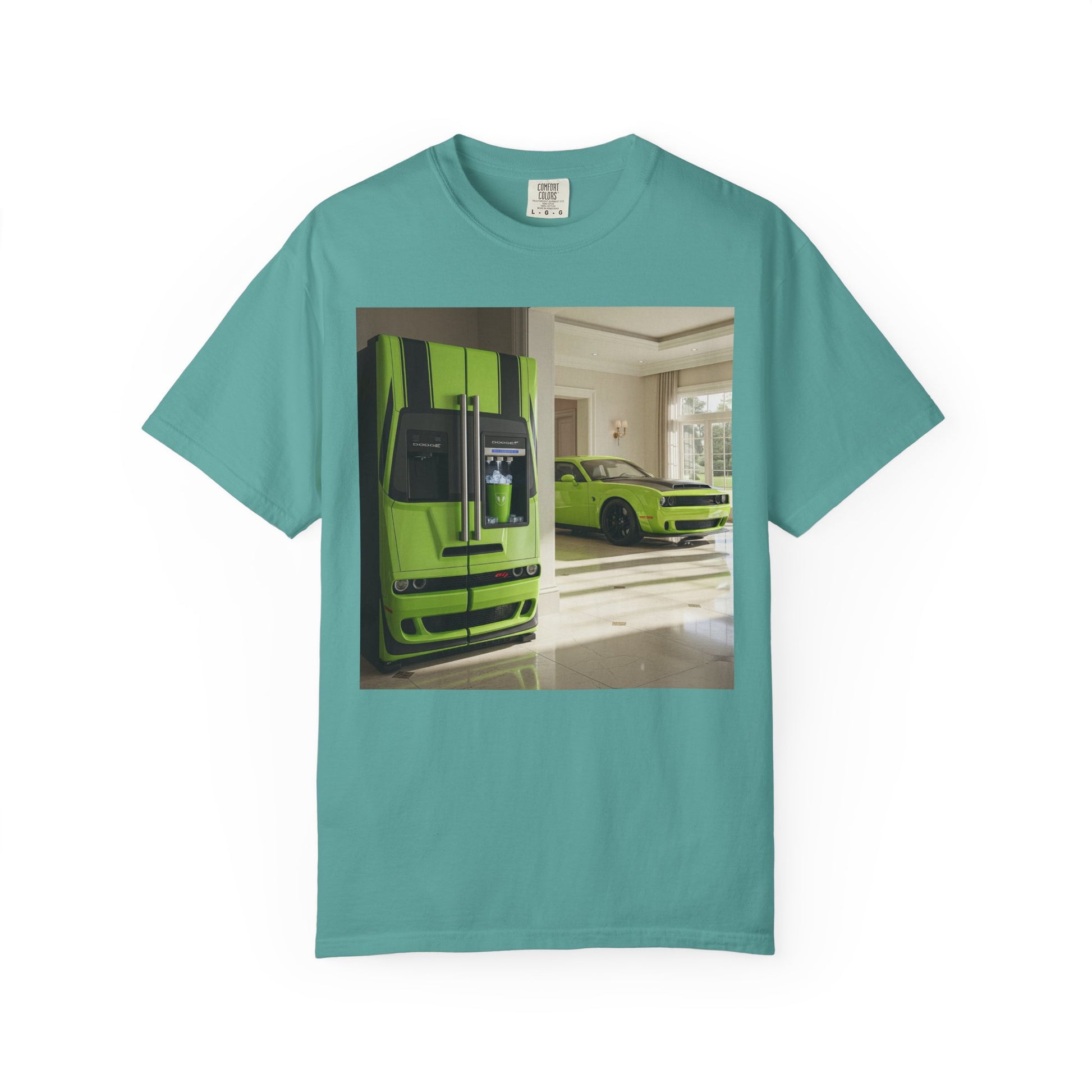 Green Supercar Photo T-Shirt — Luxury Sports Car Graphic Tee