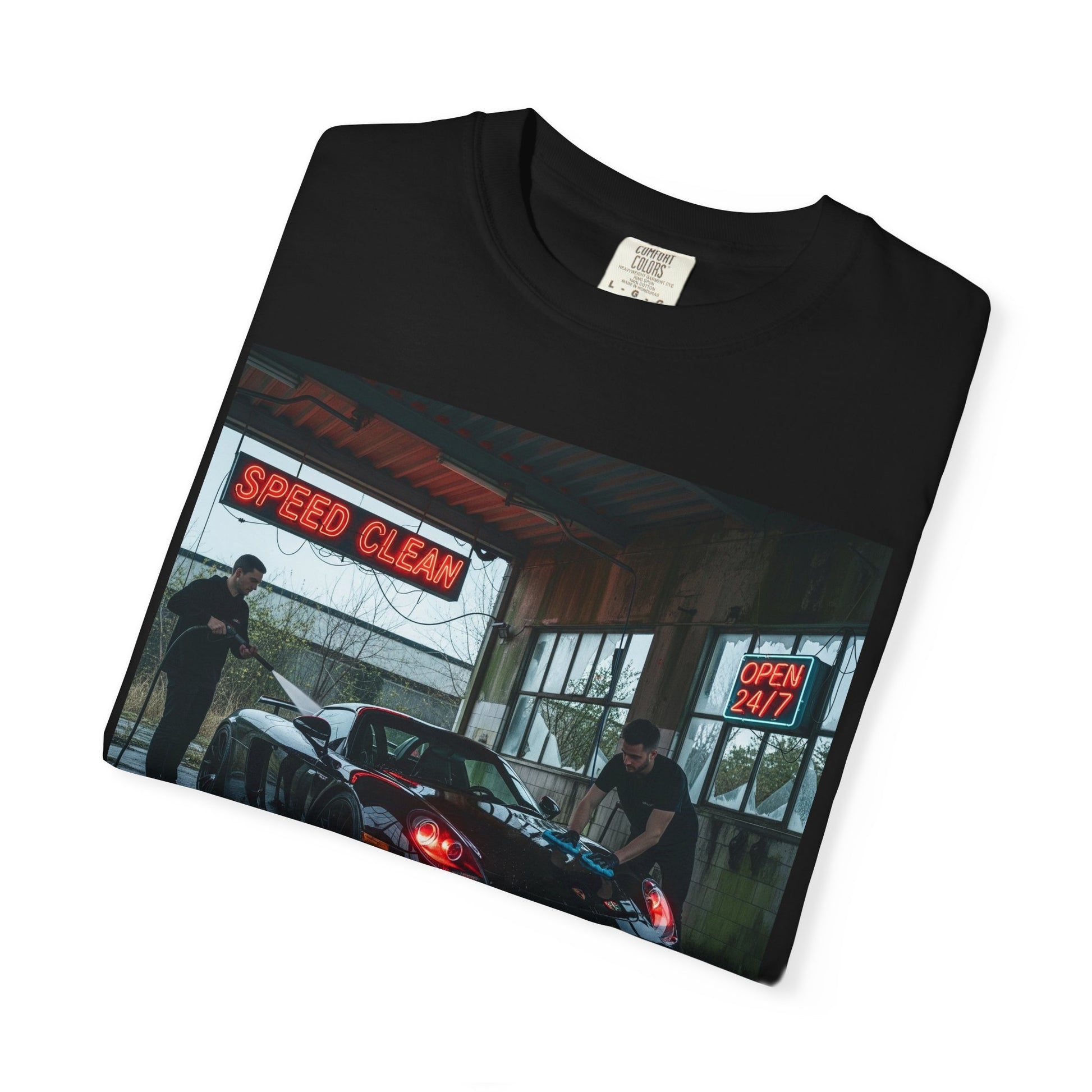 Car Enthusiast T-Shirt - Speed Clear Design, Garage Apparel, Gift for Gearheads, Automotive Fashion, Unisex Streetwear