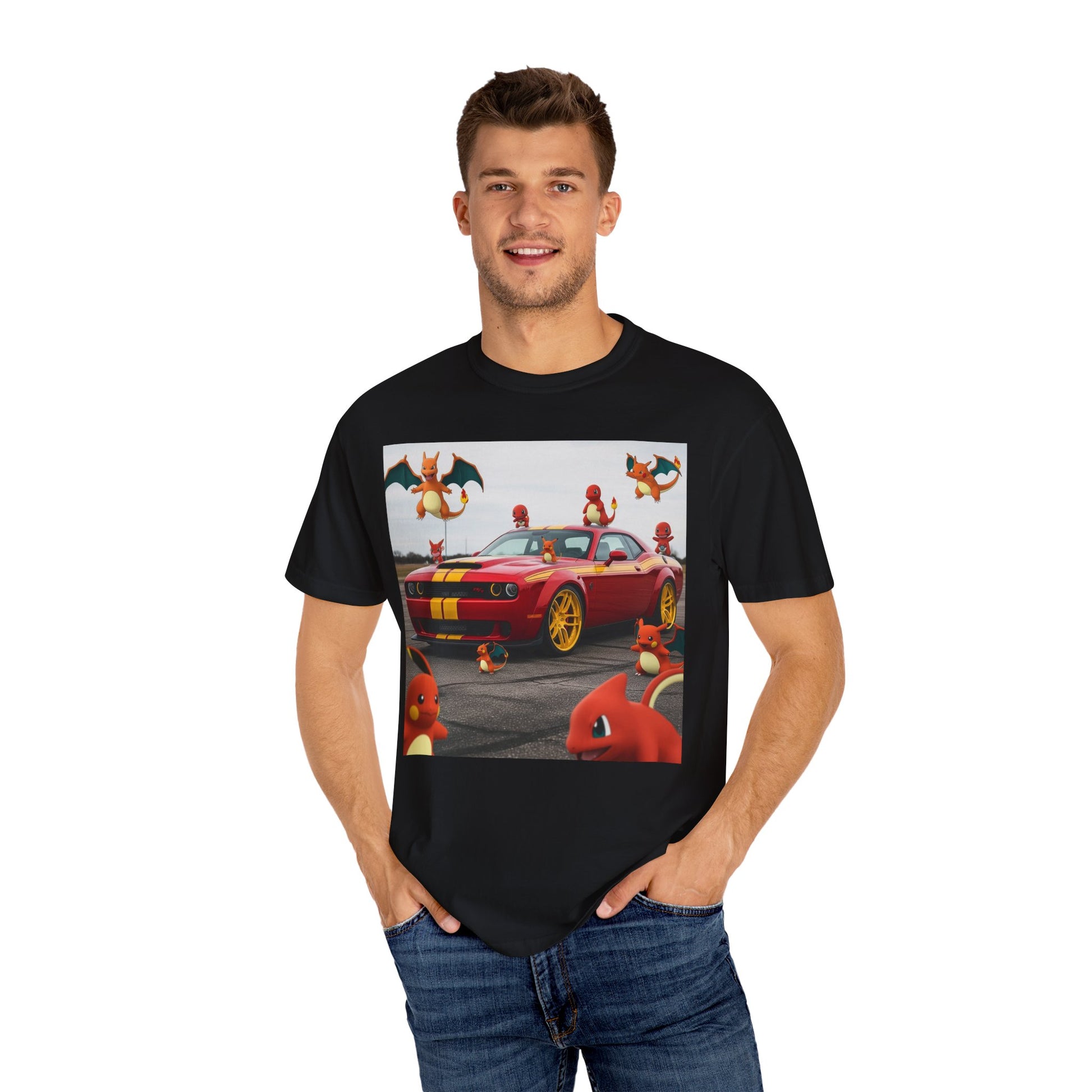 Car Enthusiast T-Shirt, Gamer Tee, Unisex Graphic Tee, Funny Car Shirt, Poke Fan Gift