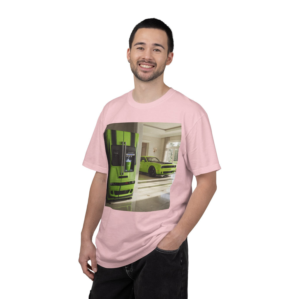 Green Supercar Photo T-Shirt — Luxury Sports Car Graphic Tee