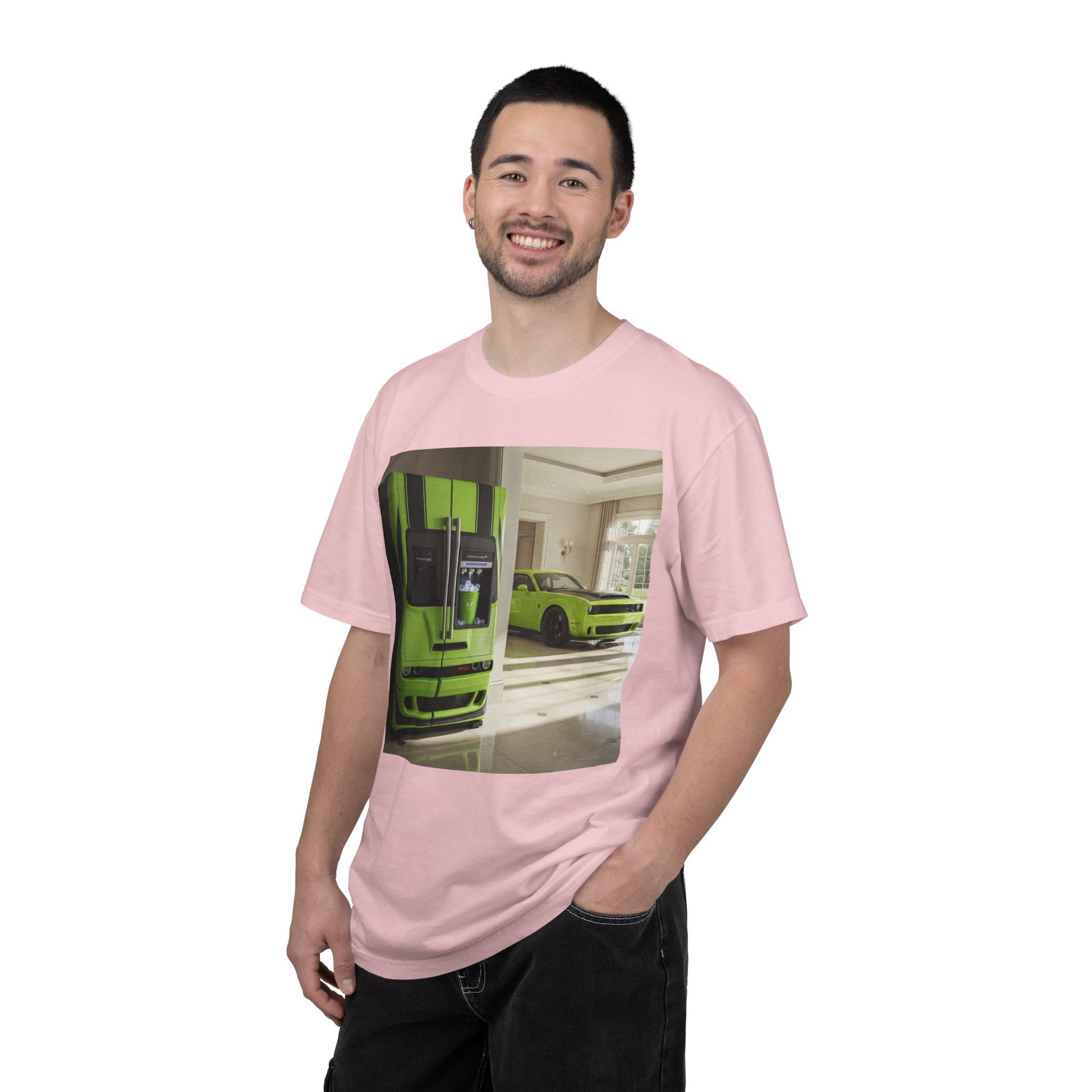 Green Supercar Photo T-Shirt — Luxury Sports Car Graphic Tee