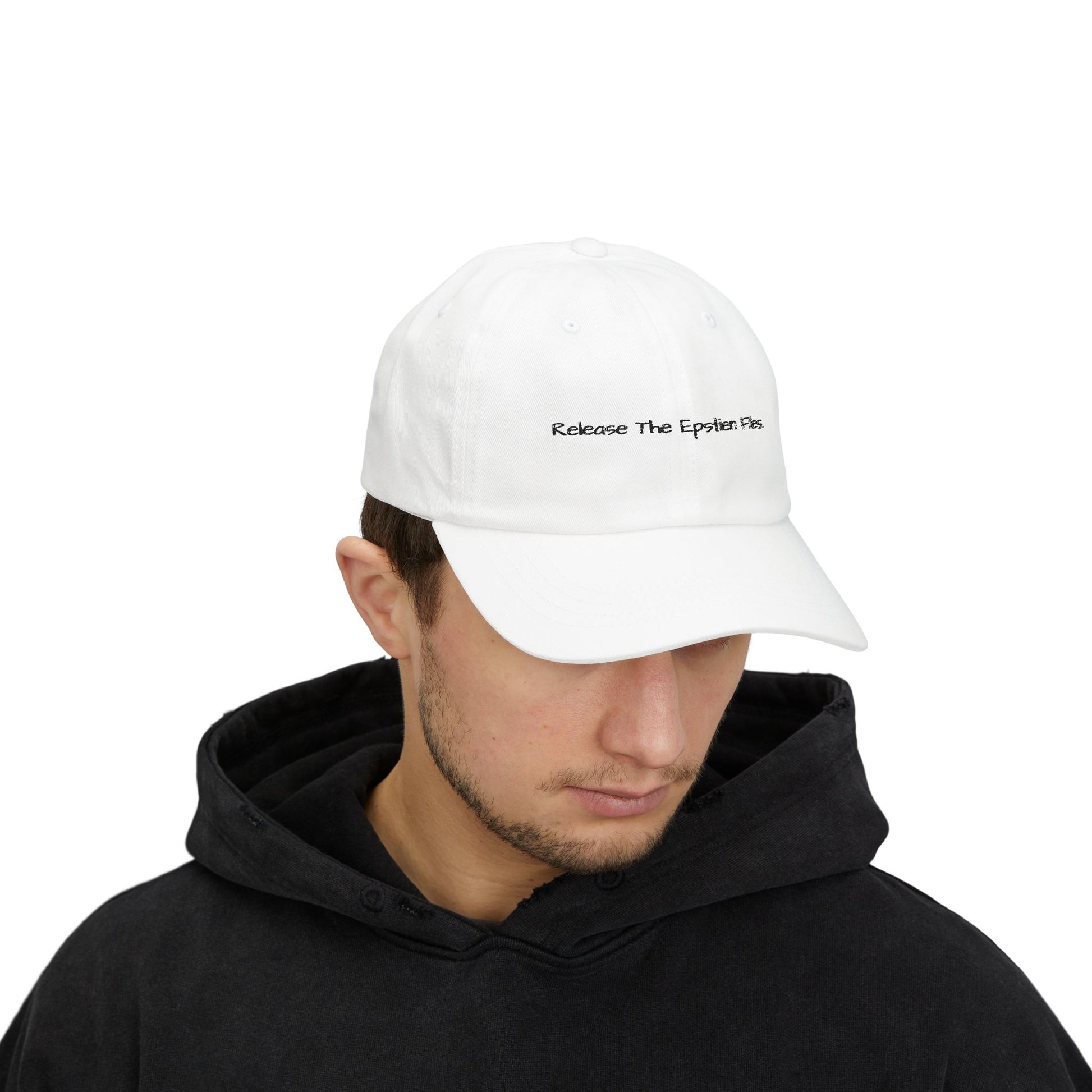 Classic Dad Cap - Release The Epstein Files, Casual Hat for Dads, Unisex Adjustable Cap, Perfect Gift for Father's Day, Trendy Streetwear