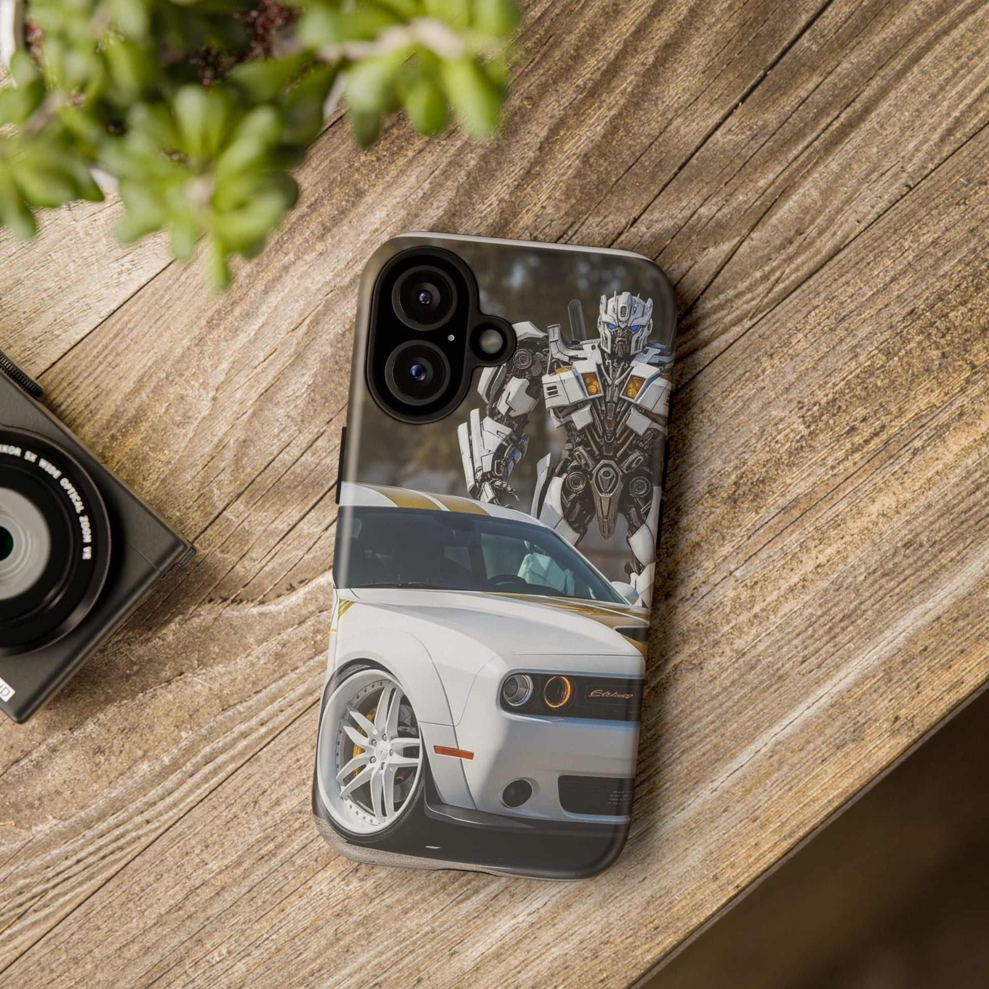 Transforming Vehicle Phone Case with Robot Design, Tough Phone Cover, Car Lover Gift, Cool Accessory, Unique Design