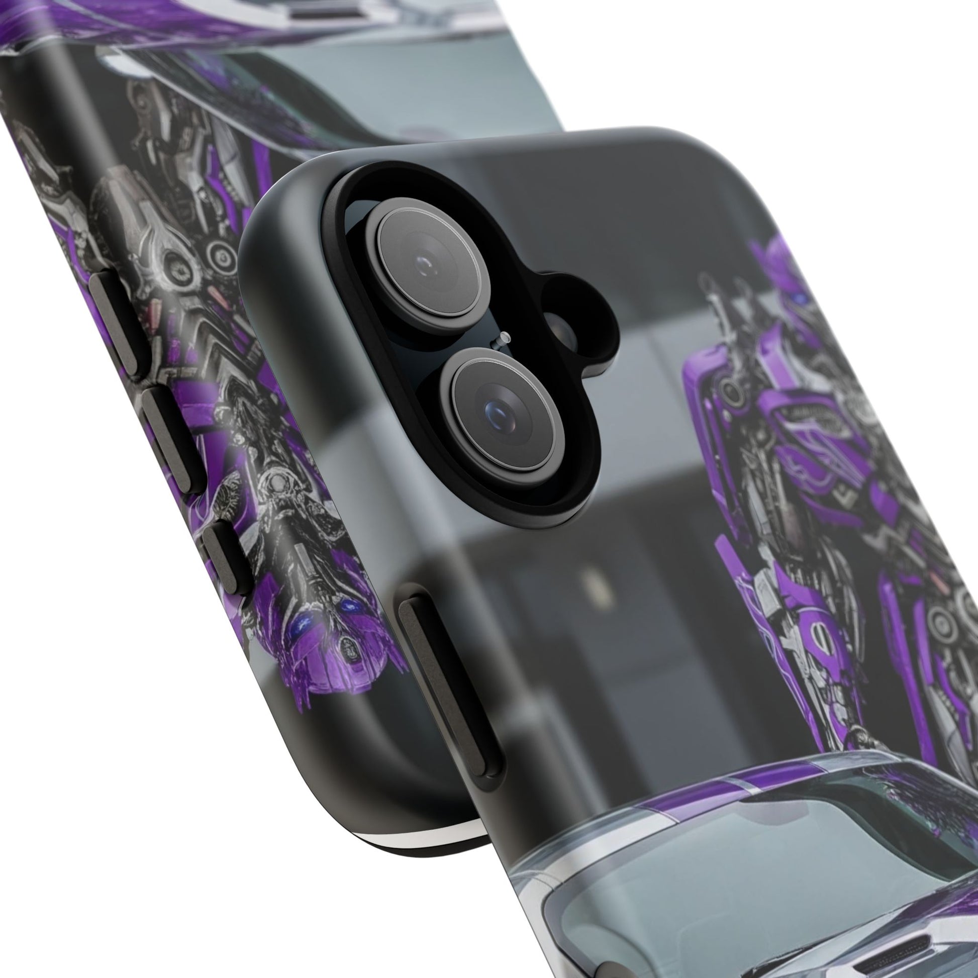 Tough Cases for Auto Enthusiasts, Stylish Phone Case, Car Lover Gifts, Durable Protection, Transformer Design, Perfect for Birthdays
