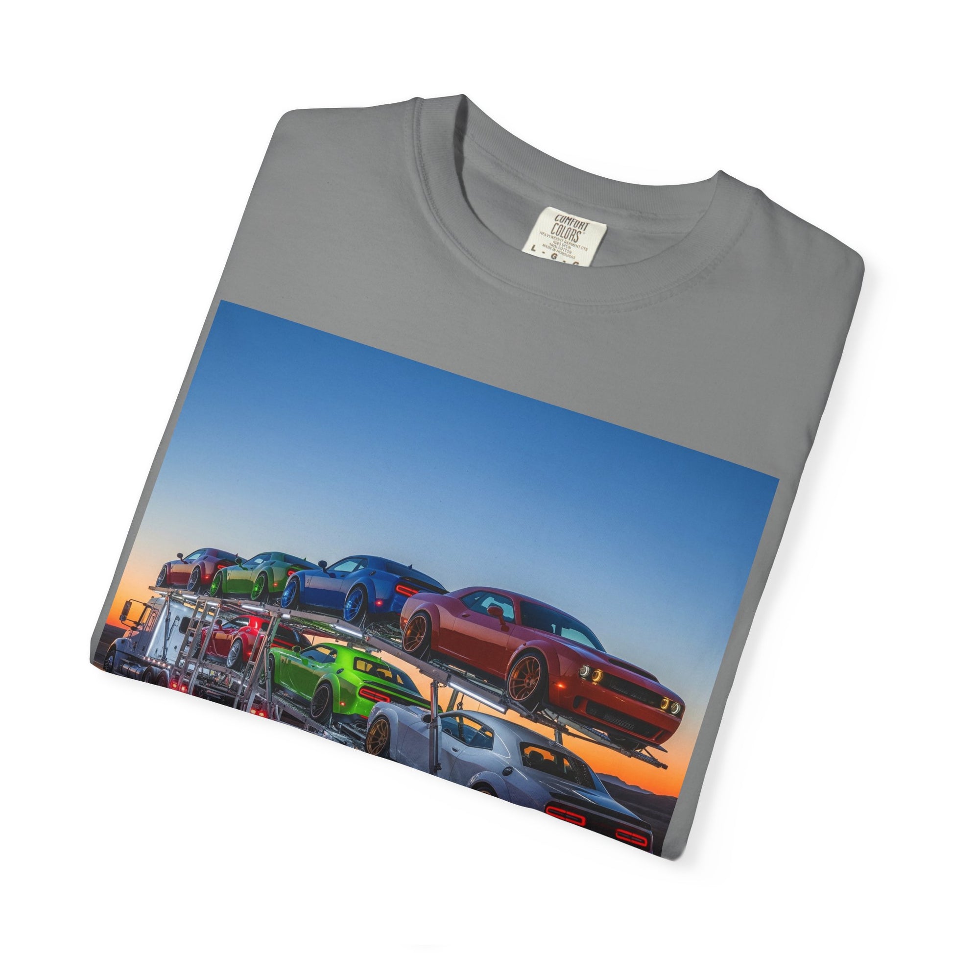 Vintage Car Transport Unisex T-shirt, Retro Car Lover Gift, Automotive Graphic Tee, Car Enthusiast Apparel, Nostalgic Summer Wear