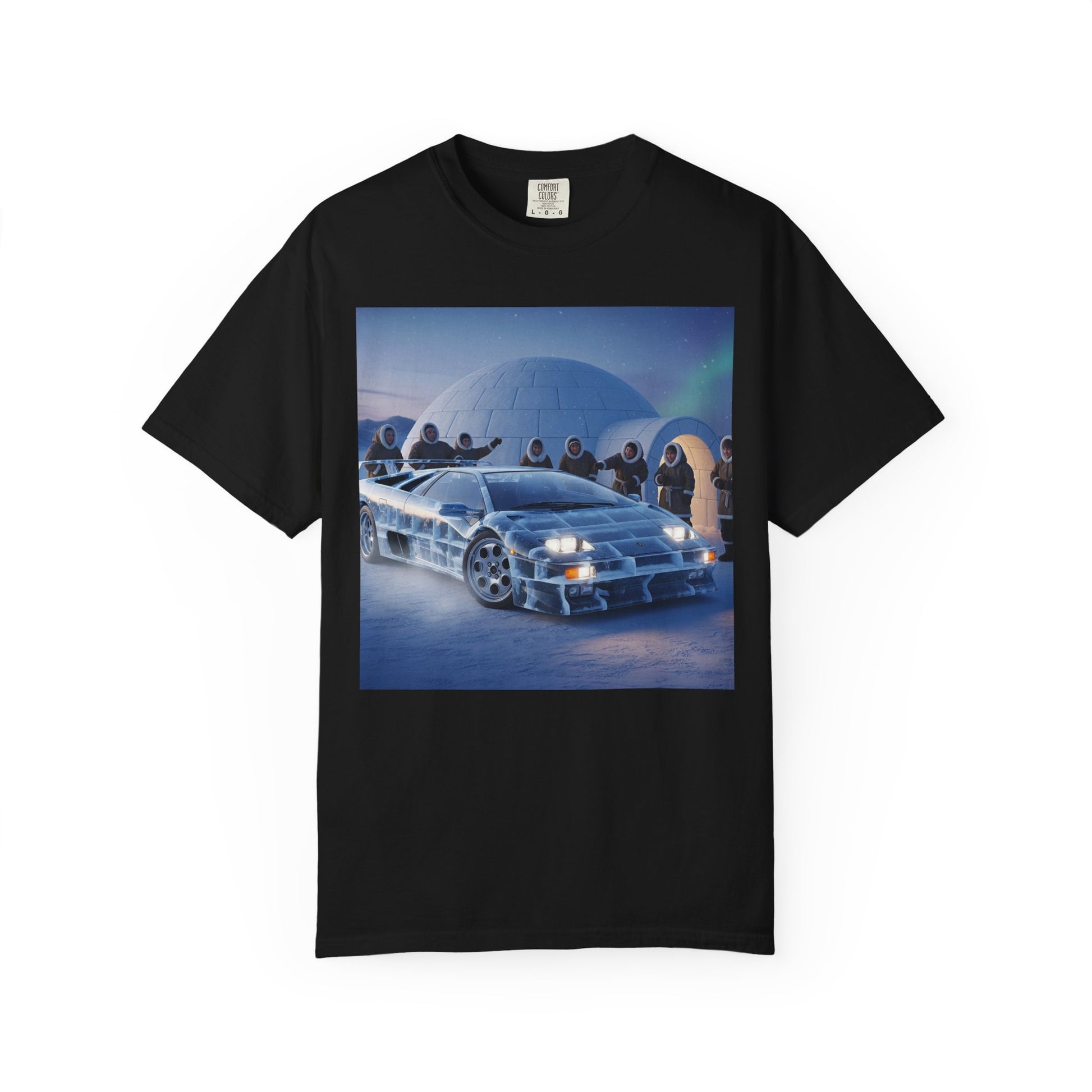 Retro Sci-Fi Car T-Shirt | Unisex Garment-Dyed Tee | Cool Graphic Tee | Perfect Gift for Car Lovers | Vintage Style | Unique Fashion
