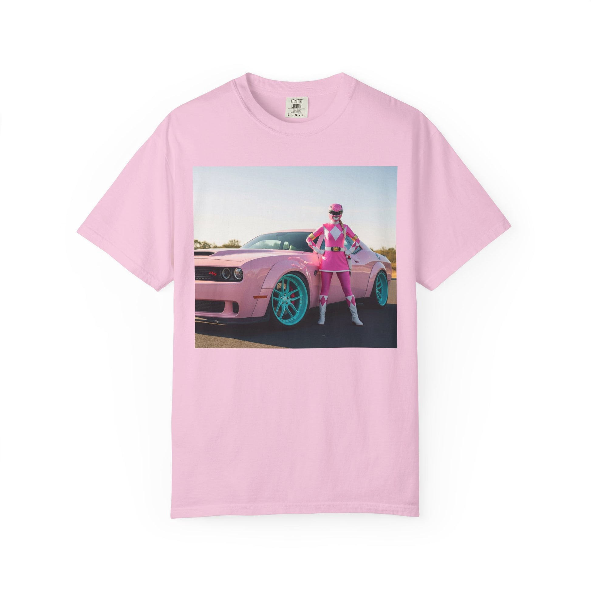 Retro Car T-shirt, Vintage Pink Style Tee, Gift for Car Lovers, Cool Graphic Tee, Casual Wear for Everyday Use
