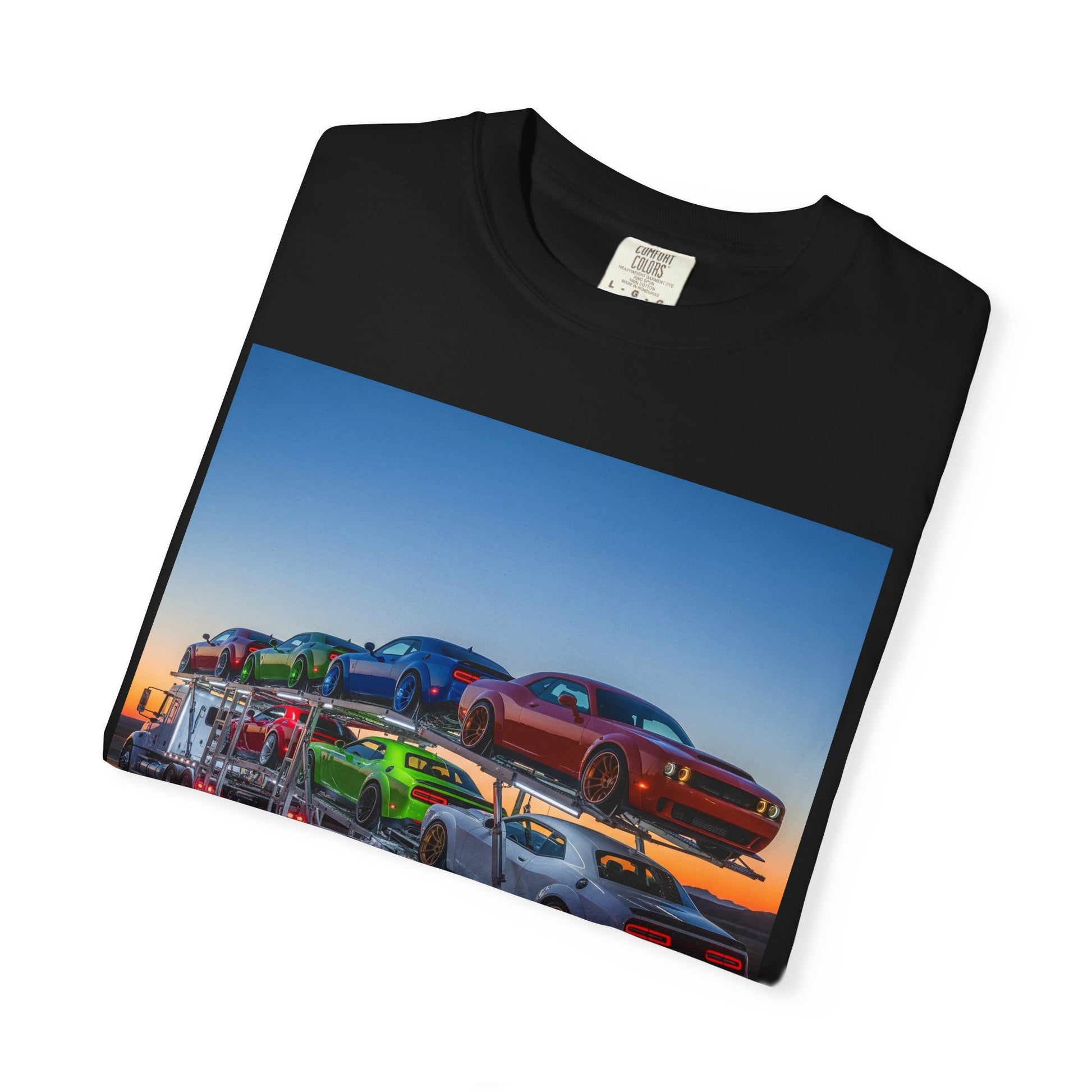 Vintage Car Transport Unisex T-shirt, Retro Car Lover Gift, Automotive Graphic Tee, Car Enthusiast Apparel, Nostalgic Summer Wear