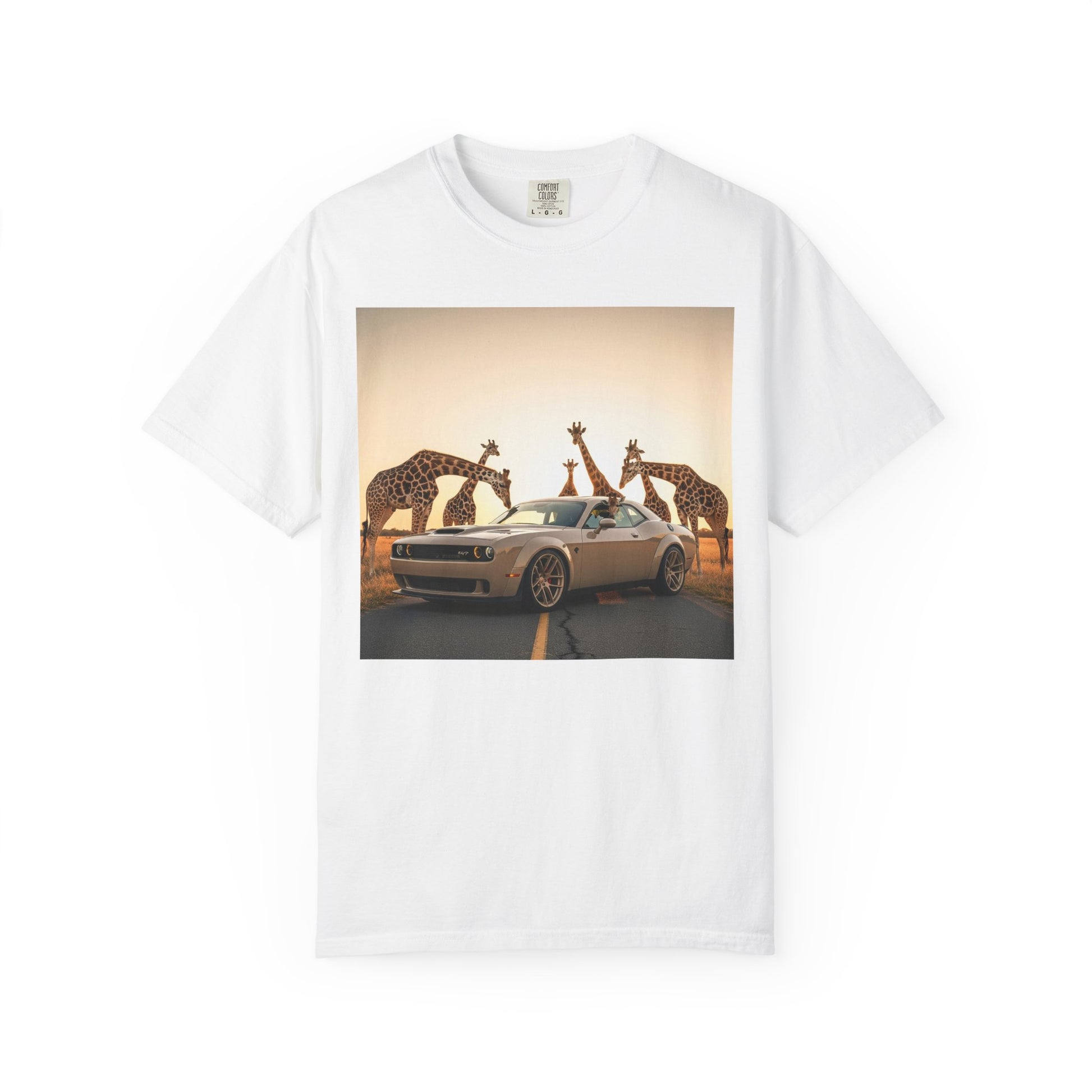 Giraffe Adventure T-Shirt | Unique Animal Tee, Animal Lover Gift, Casual Style, Unisex Graphic Shirt, Safari Vibes, Summer Wear