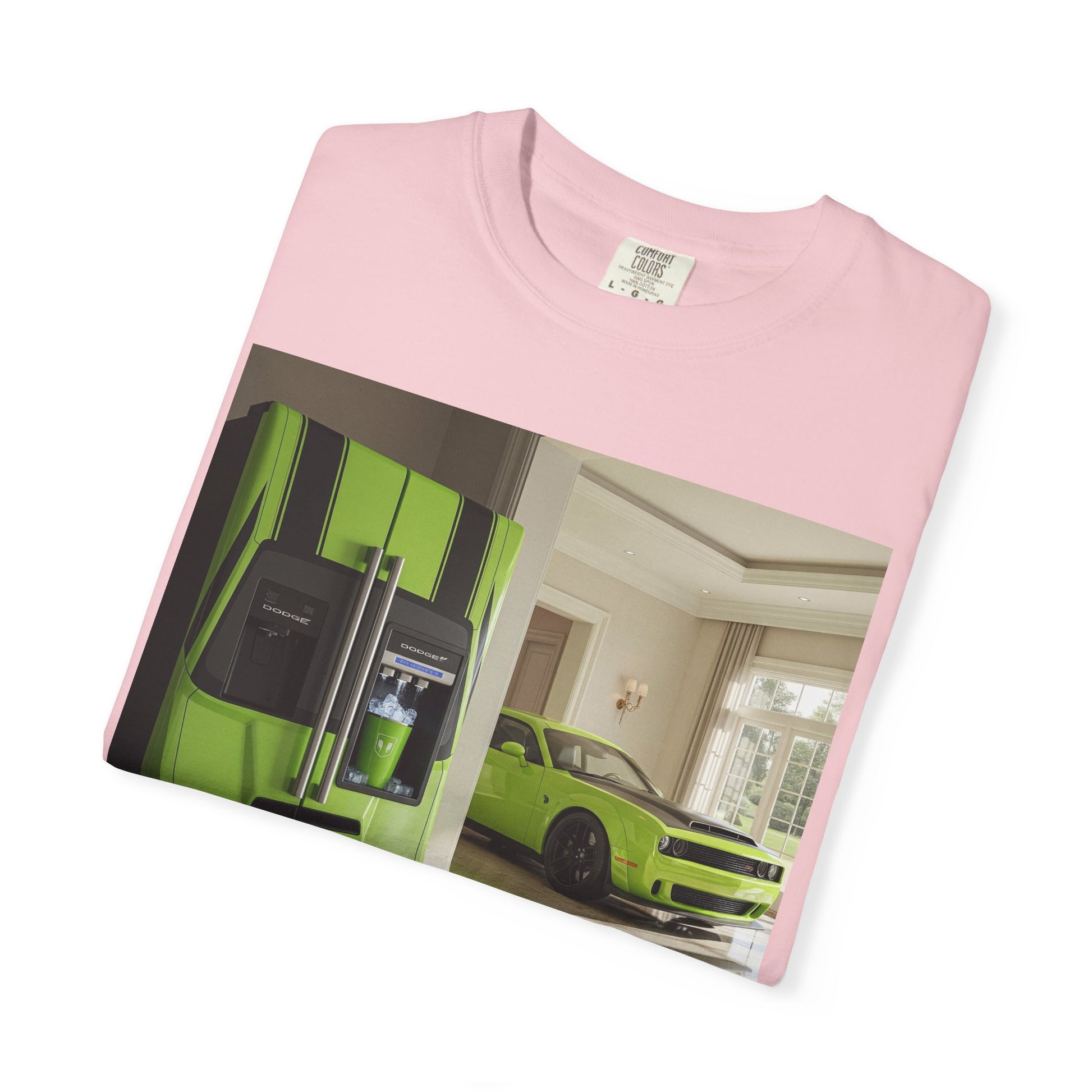 Green Supercar Photo T-Shirt — Luxury Sports Car Graphic Tee