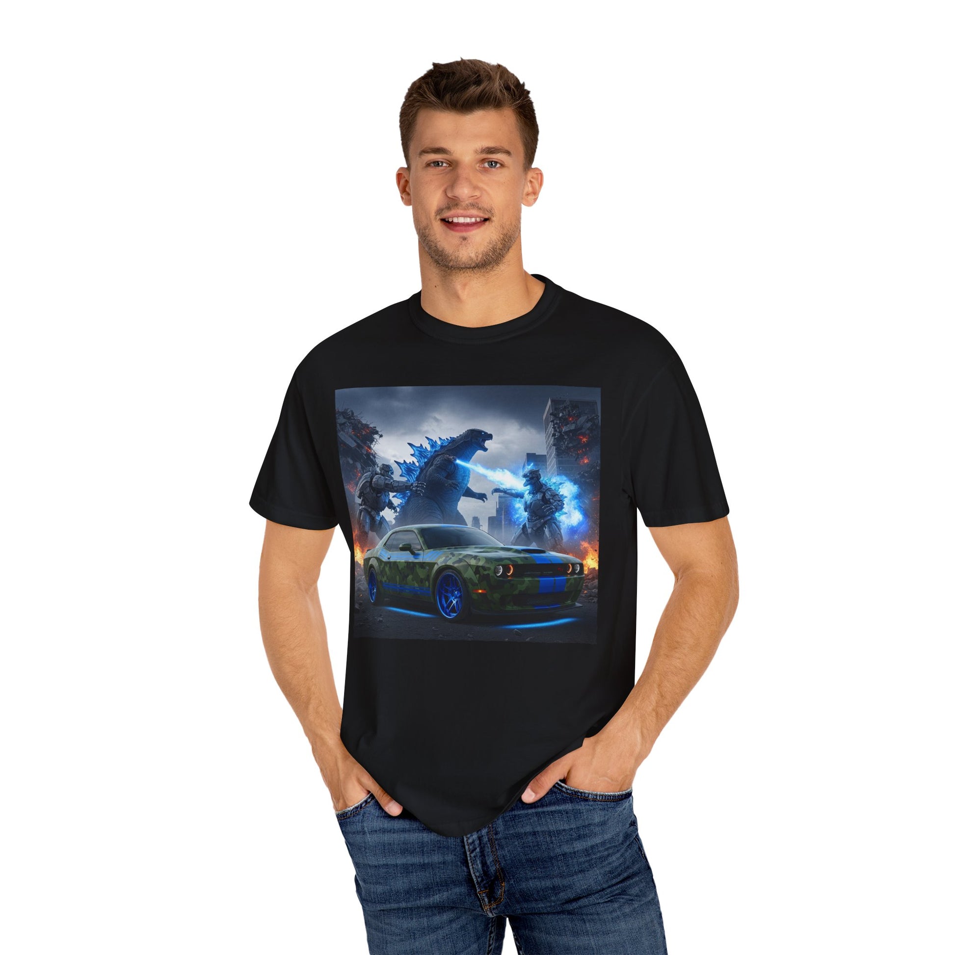 Zilla Adventure Unisex T-Shirt, Perfect for Gamers, Car Lovers, Movie Nights, Fun Gift Idea
