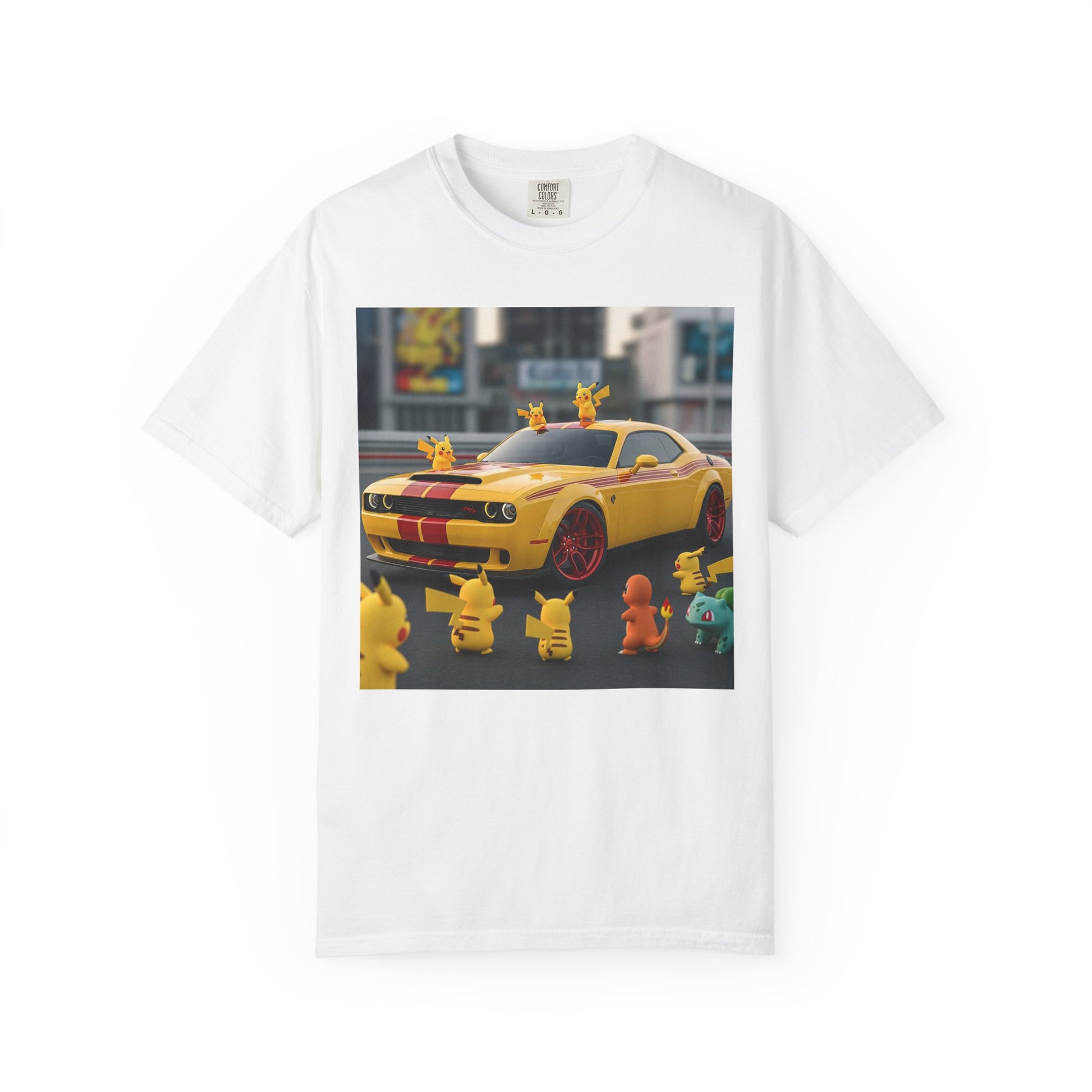 Poke Car Enthusiast T-shirt | Fun Graphic Tee for Gamers, Unisex Apparel for Fans, Perfect Gift for Birthdays, Collectibles, Casual Wear