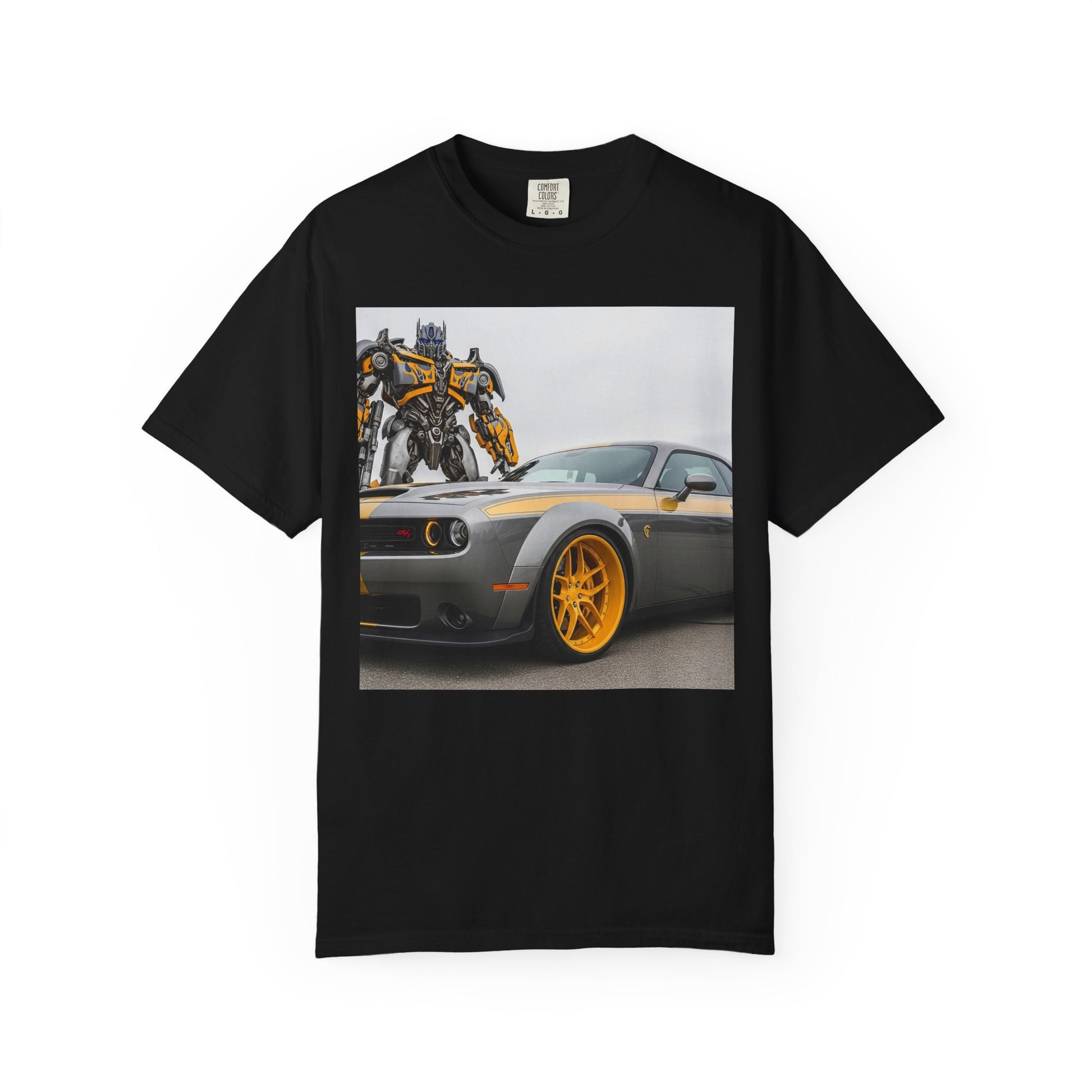 Transforming Car Tee, Unisex Graphic T-Shirt for Car Enthusiasts, Gift for Dad, Birthday Party, Automotive Style, Casual Wear