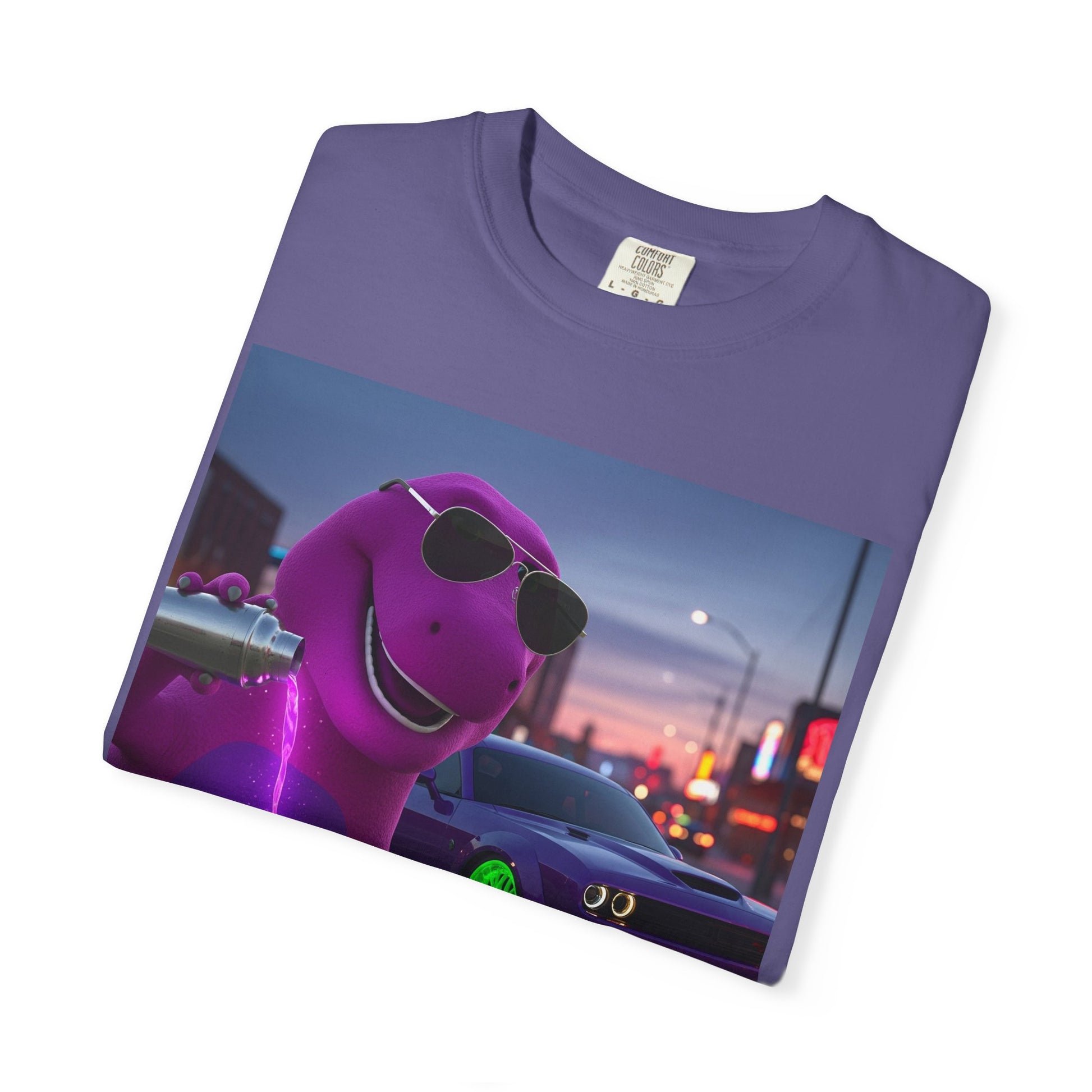 Chill Vibes Unisex T-Shirt - Fun Dinosaur Graphic Tee, Casual Streetwear, Funny Gift, Festive Party, Trendy Summer Style