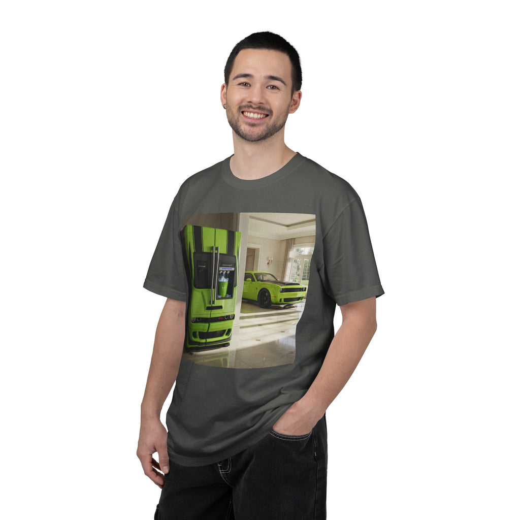 Green Supercar Photo T-Shirt — Luxury Sports Car Graphic Tee