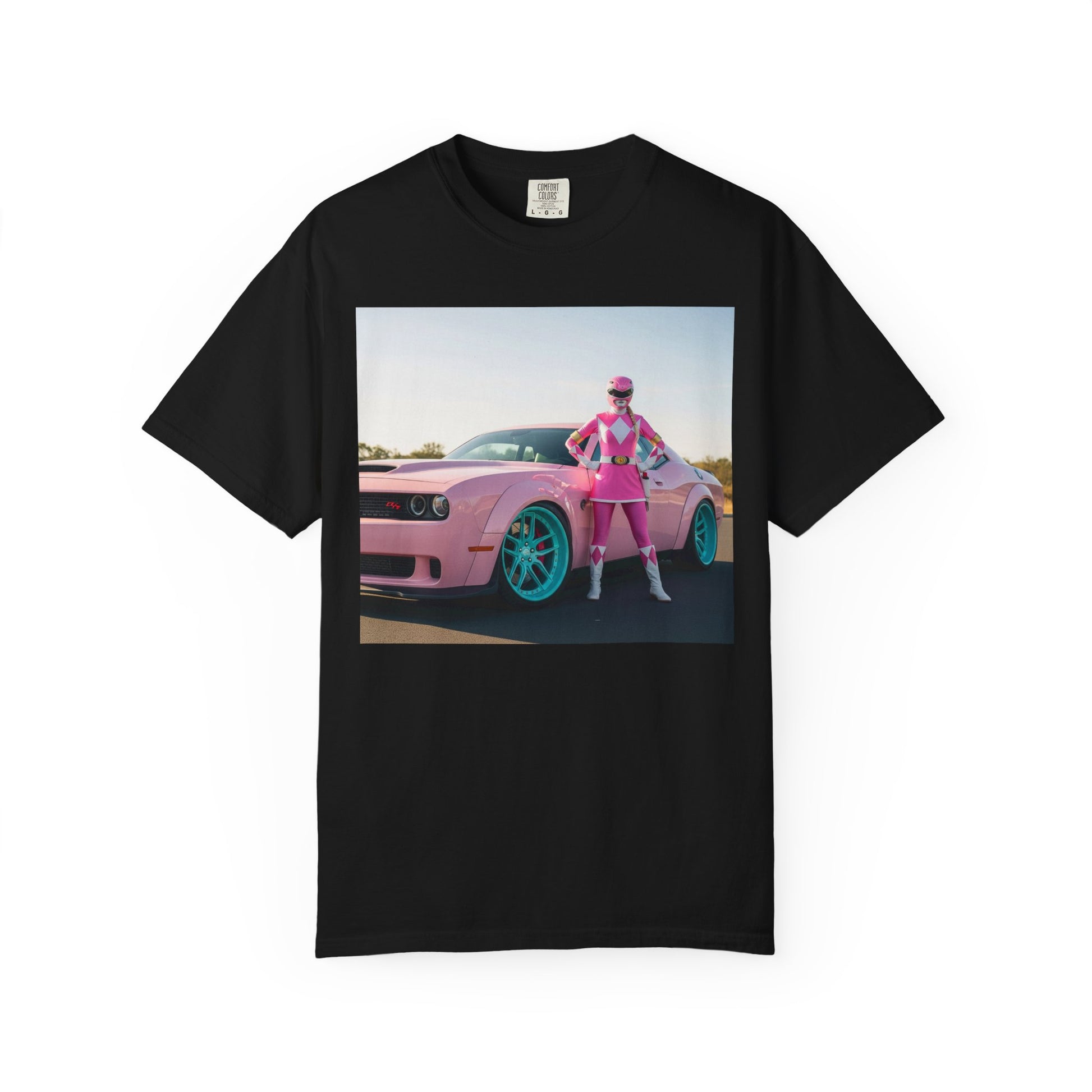 Retro Car T-shirt, Vintage Pink Style Tee, Gift for Car Lovers, Cool Graphic Tee, Casual Wear for Everyday Use