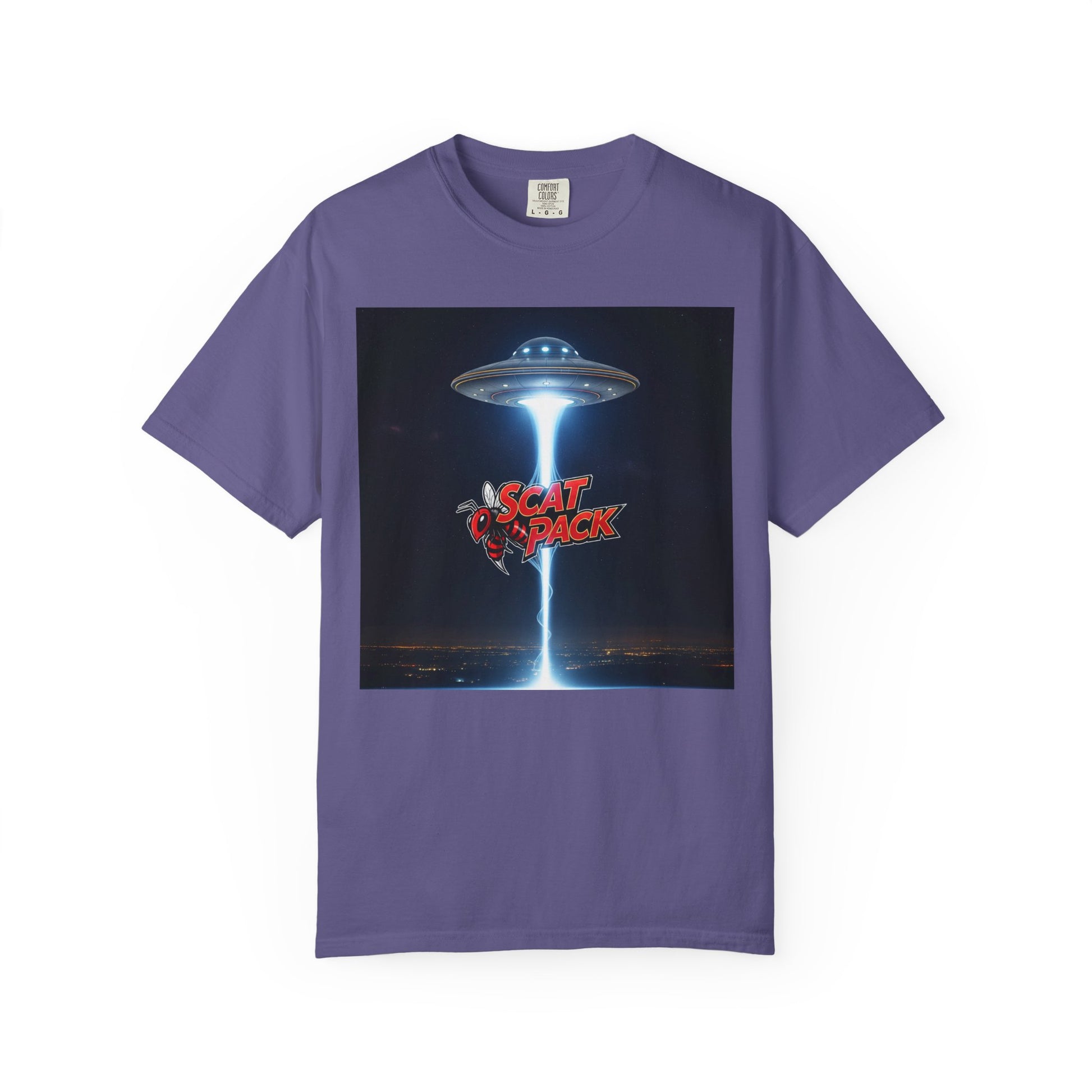 Sci-Fi Graphic T-Shirt, Unisex Tee, UFO T-Shirt, Gamer Apparel, Fun Gift for Space Lovers, Casual Wear