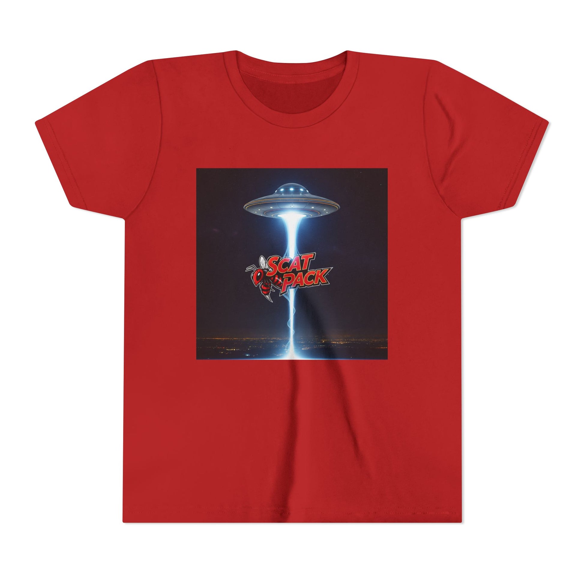 Youth Alien Graphic Tee, Fun T-Shirt for Kids, Sci-Fi Lovers Tee, Summer Playwear, Unique Gift for Birthdays
