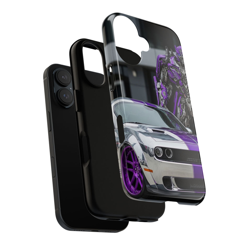 Tough Cases for Auto Enthusiasts, Stylish Phone Case, Car Lover Gifts, Durable Protection, Transformer Design, Perfect for Birthdays