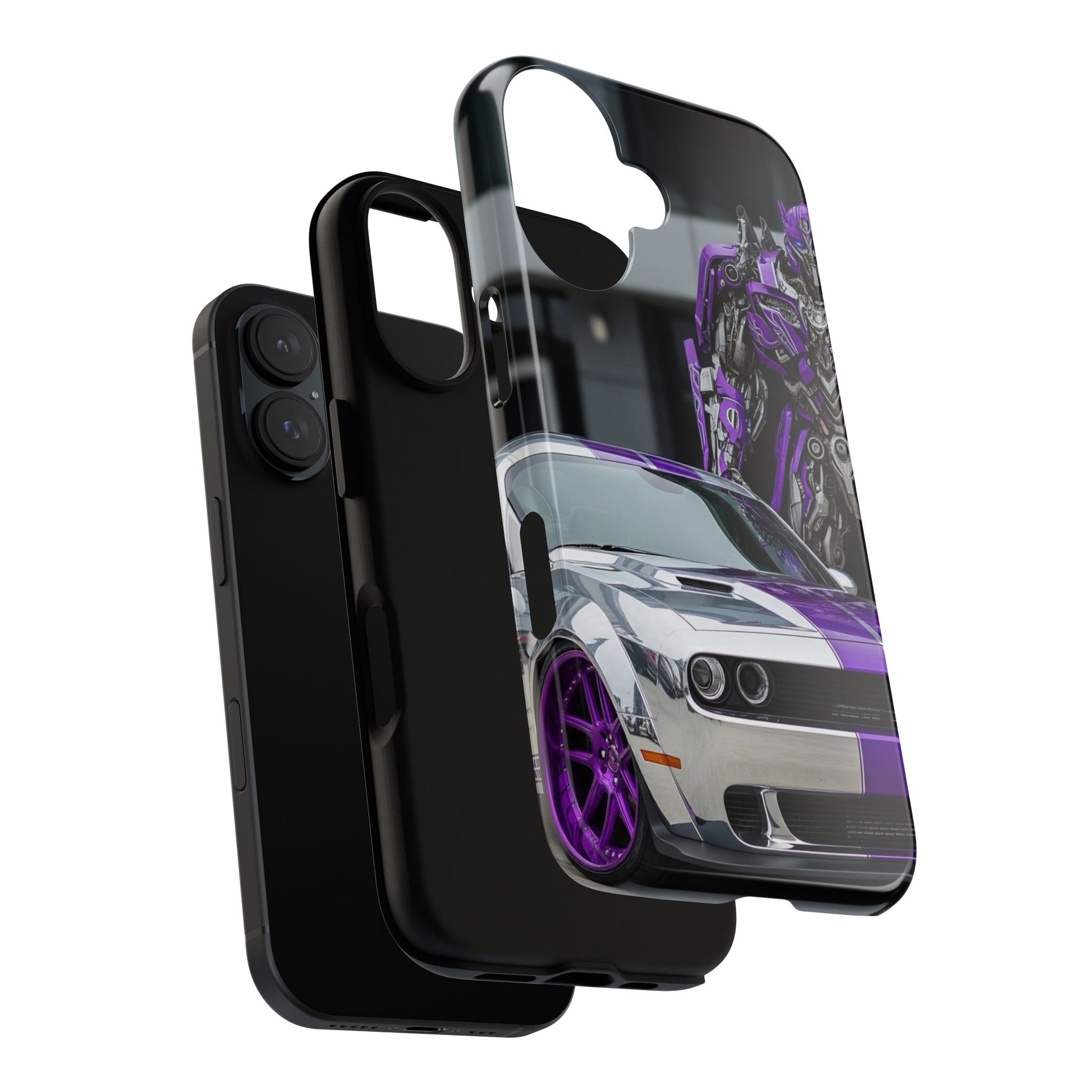 Tough Cases for Auto Enthusiasts, Stylish Phone Case, Car Lover Gifts, Durable Protection, Transformer Design, Perfect for Birthdays