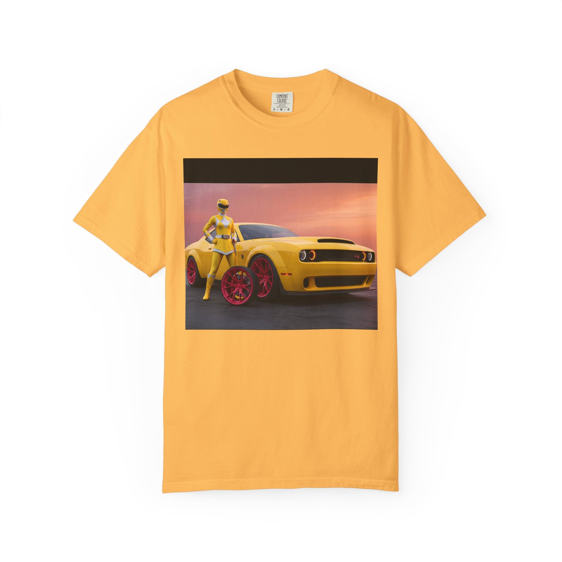 Vibrant Car-Themed Unisex Tee - Perfect Gift for Car Lovers, Streetwear Style, Casual Wear, Automotive Fan Apparel, Birthday Gift