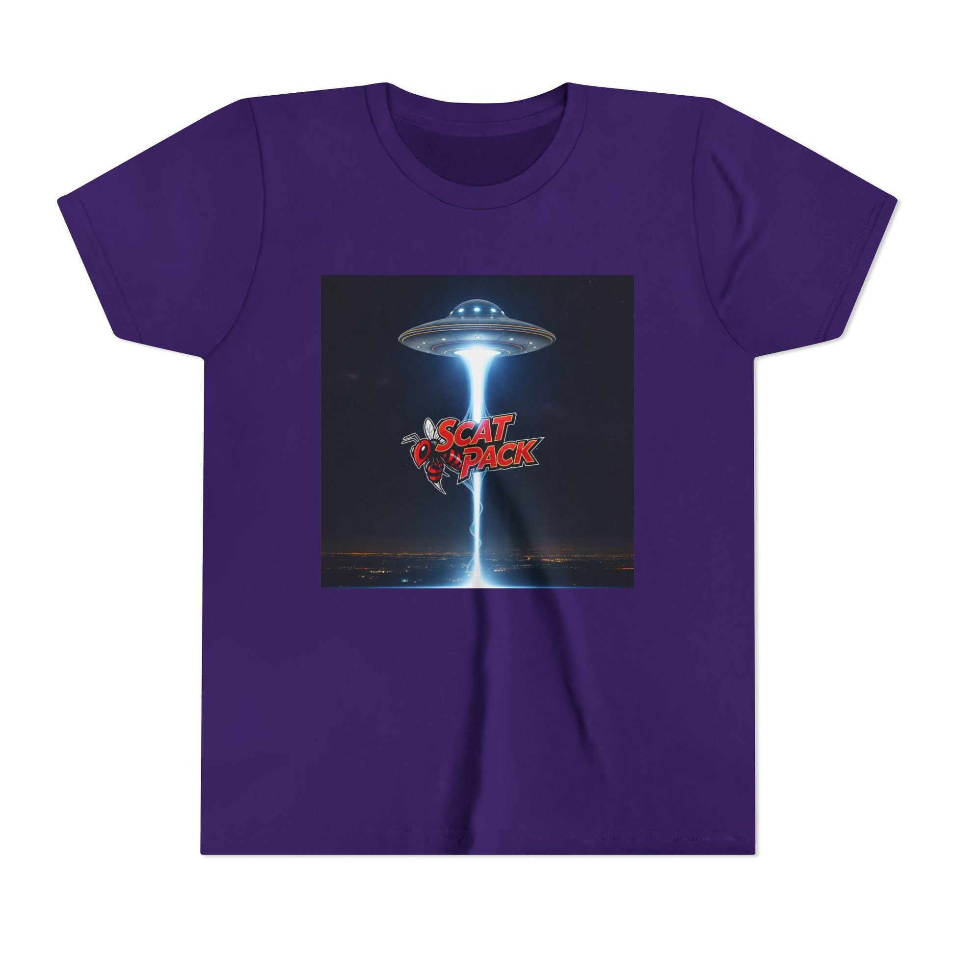 Youth Alien Graphic Tee, Fun T-Shirt for Kids, Sci-Fi Lovers Tee, Summer Playwear, Unique Gift for Birthdays